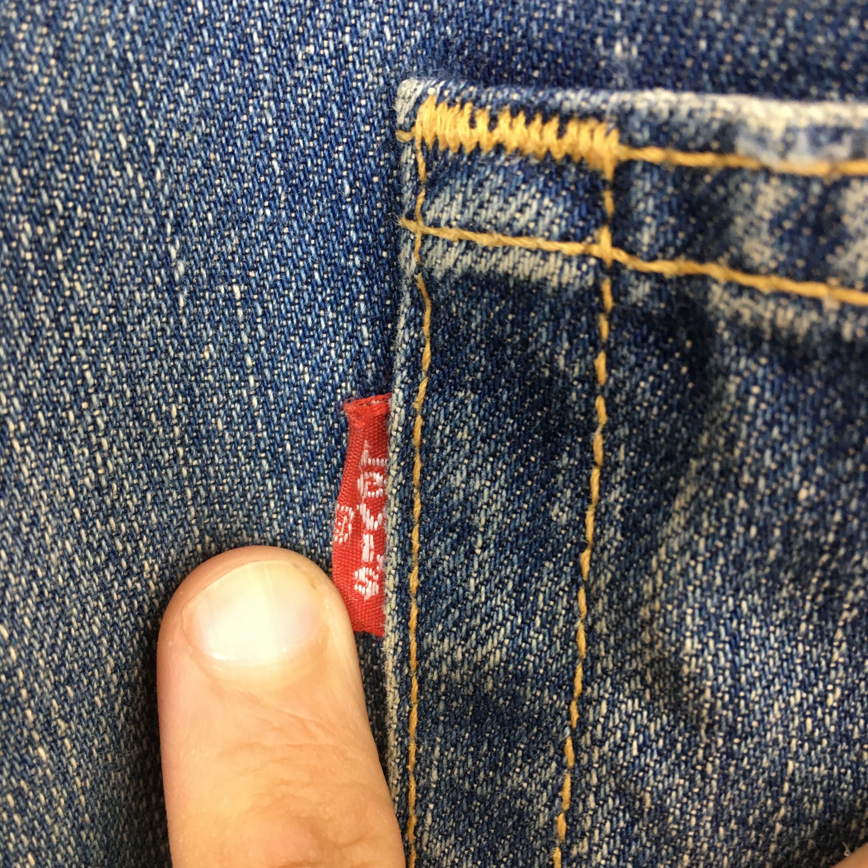 Levi's Size 30x29 Vintage Levi's 501 Indigo Blue Jeans Medium S1566 Size US 30 / EU 46 - 17 Thumbnail