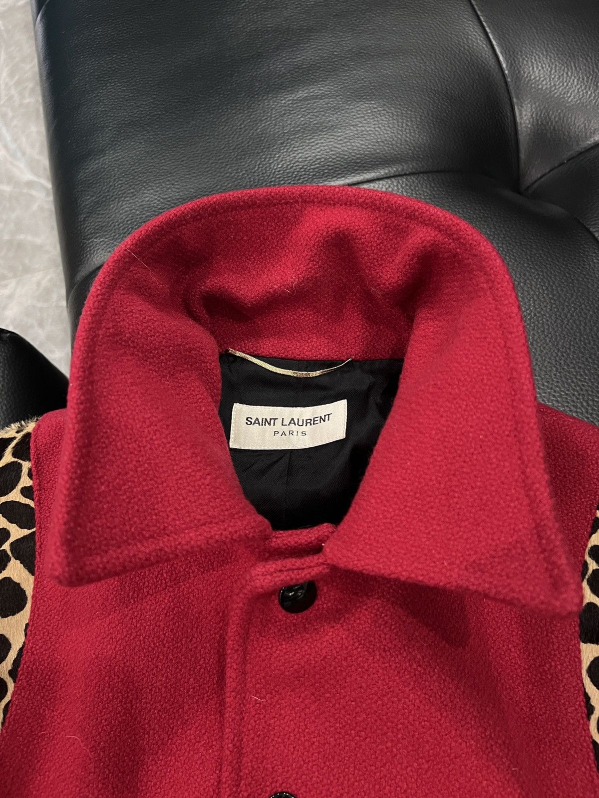 Saint Laurent Paris Saint Laurent Paris by Hedi Slimane FW14 Runway Leopard Pane Size US XXS / EU 40 - 10 Thumbnail