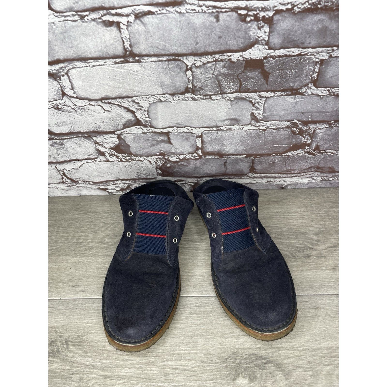 Band Of Outsiders Band of Outsiders Blue Suede Leather Gum Soles Mule Shoes Wo Size US 9.5 / IT 39.5 - 13 Thumbnail
