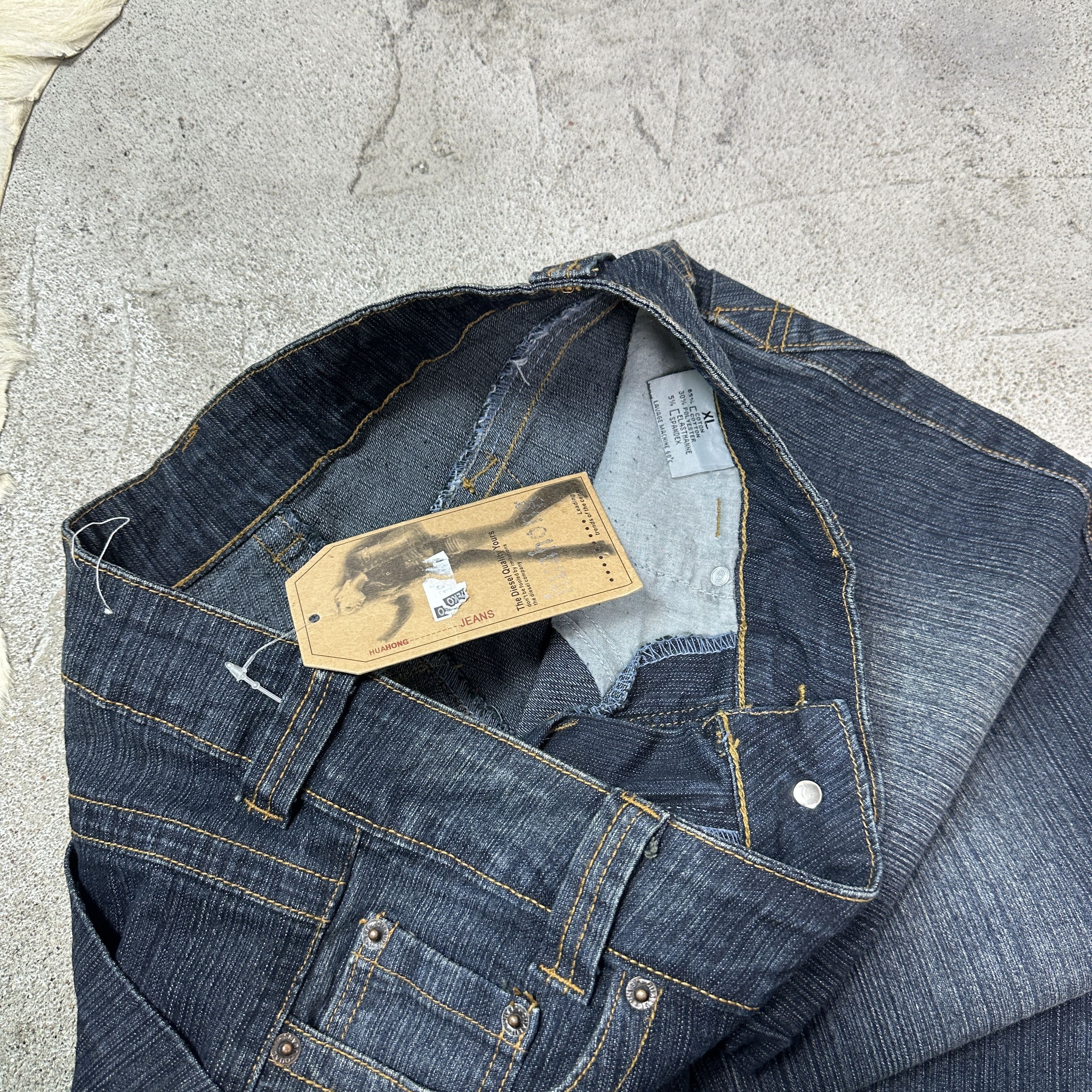 Vintage Vintage Denim Streetwear Washed Flared Jeans Pants Y2K Size 26" / US 2 / IT 38 - 6 Thumbnail