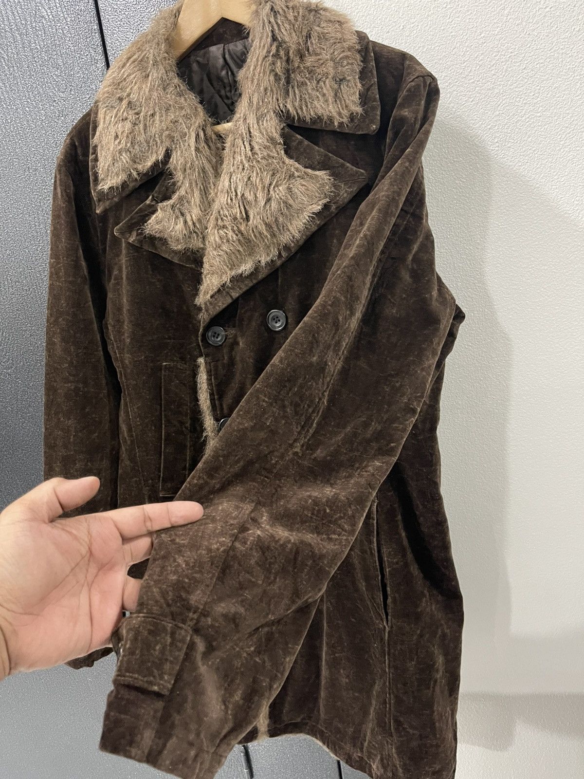 Tornado Mart Vintage Tornado Mart Japan Faux Fur Velvet Jacket Size US L / EU 52-54 / 3 - 12 Thumbnail