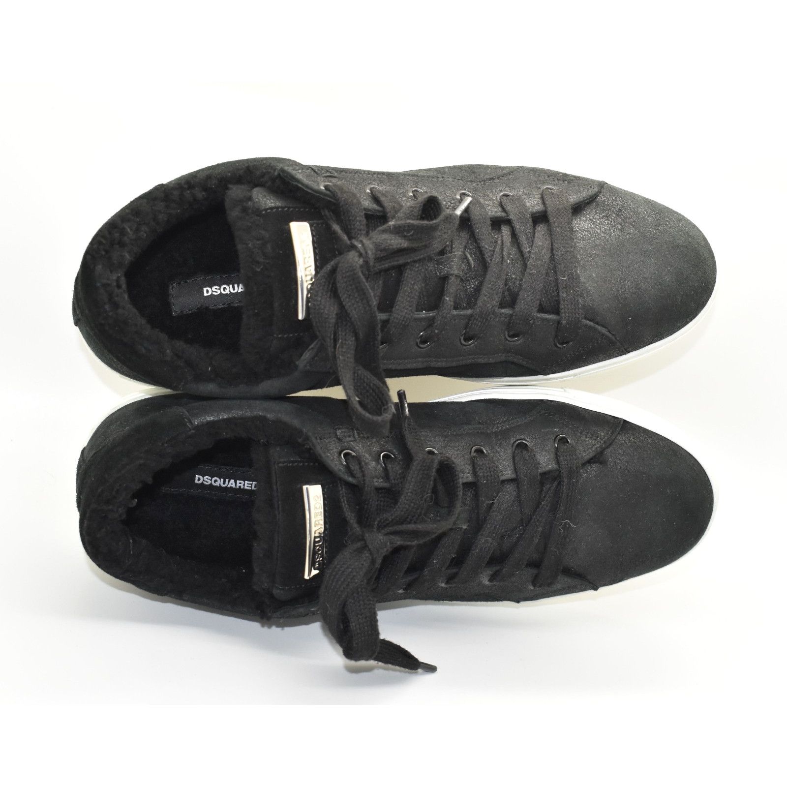 Dsquared2 DSQUARED2 Suede Shearling Lining Low Top Sneakers Sz US 9.5 Size US 9.5 / EU 42-43 - 3 Thumbnail