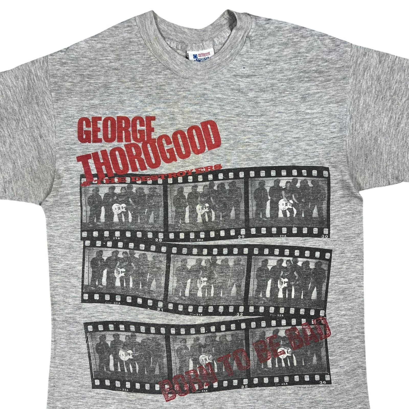 Band Tees × Vintage 1988 George Thorogood and the Destroyers faded band tee Size US M / EU 48-50 / 2 - 2 Thumbnail