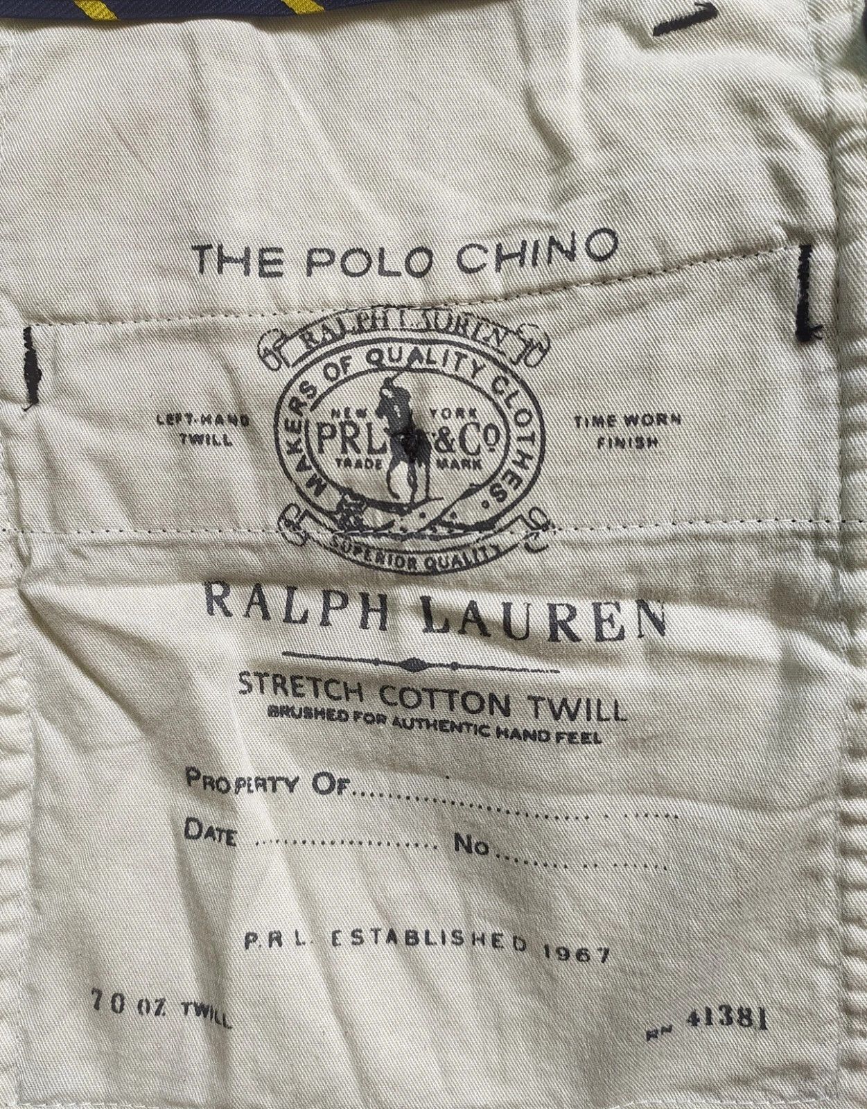 Polo Ralph Lauren Polo Ralph Lauren Stretch Straight Fit Chino Pant FTP 0110 Size US 30 / EU 46 - 7 Thumbnail
