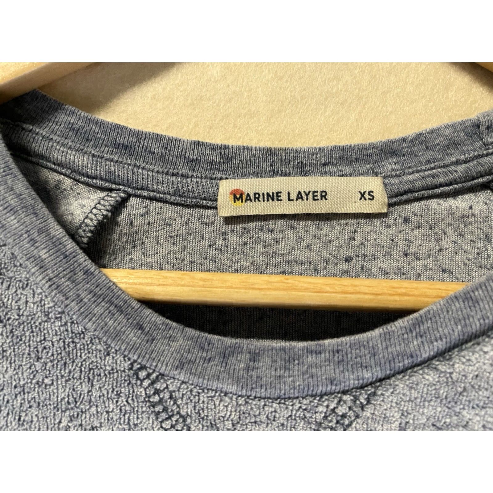 Marine Layer Marine Layer Sweater Women XS Pullover Knit Long Sleeve Round Neck Blue Cotton Blend Casual Travel 80s Vintage Look Size XS / US 0-2 / IT 36-38 - 3 Thumbnail