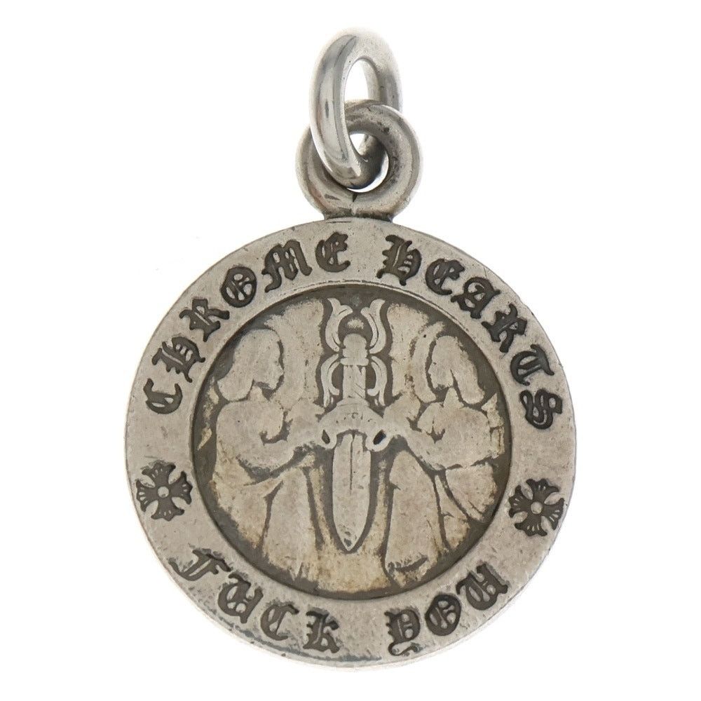Chrome Hearts Angel Medal Charm Pendant Silver