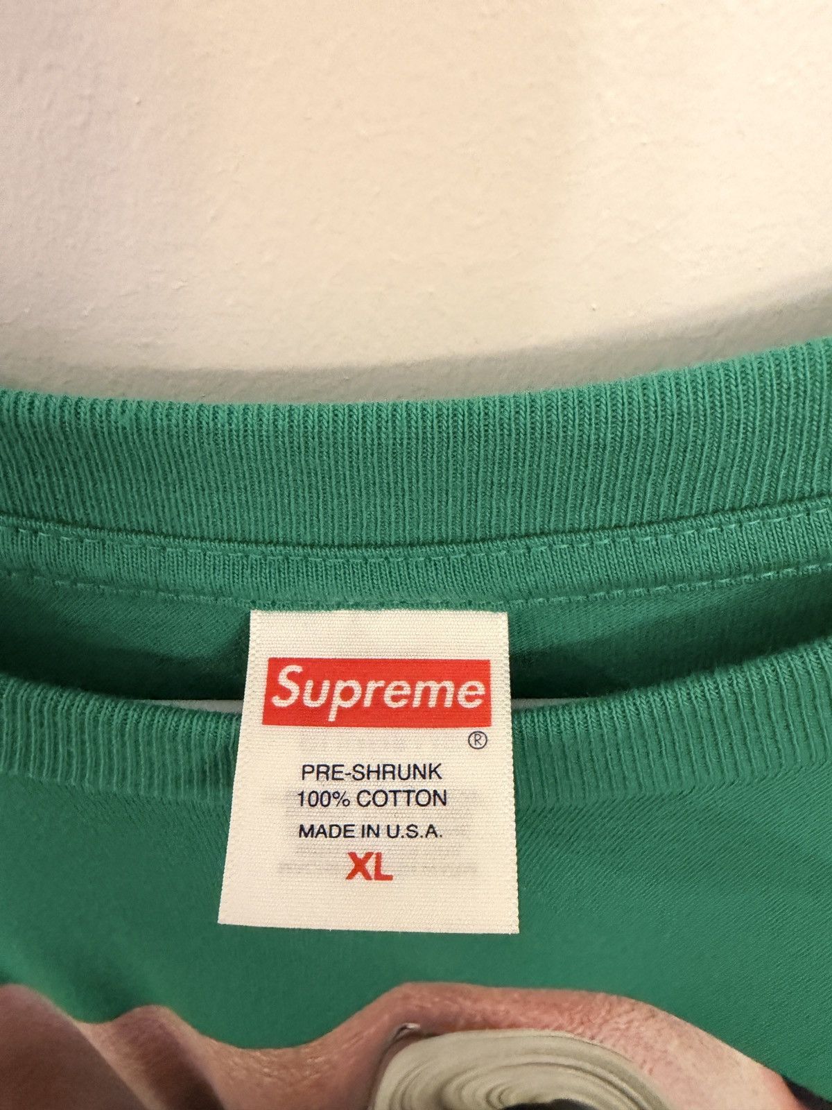 Supreme Supreme Stack Tee Green FW21 Graphic T Shirt Size XL Size US XL / EU 56 / 4 - 6 Thumbnail