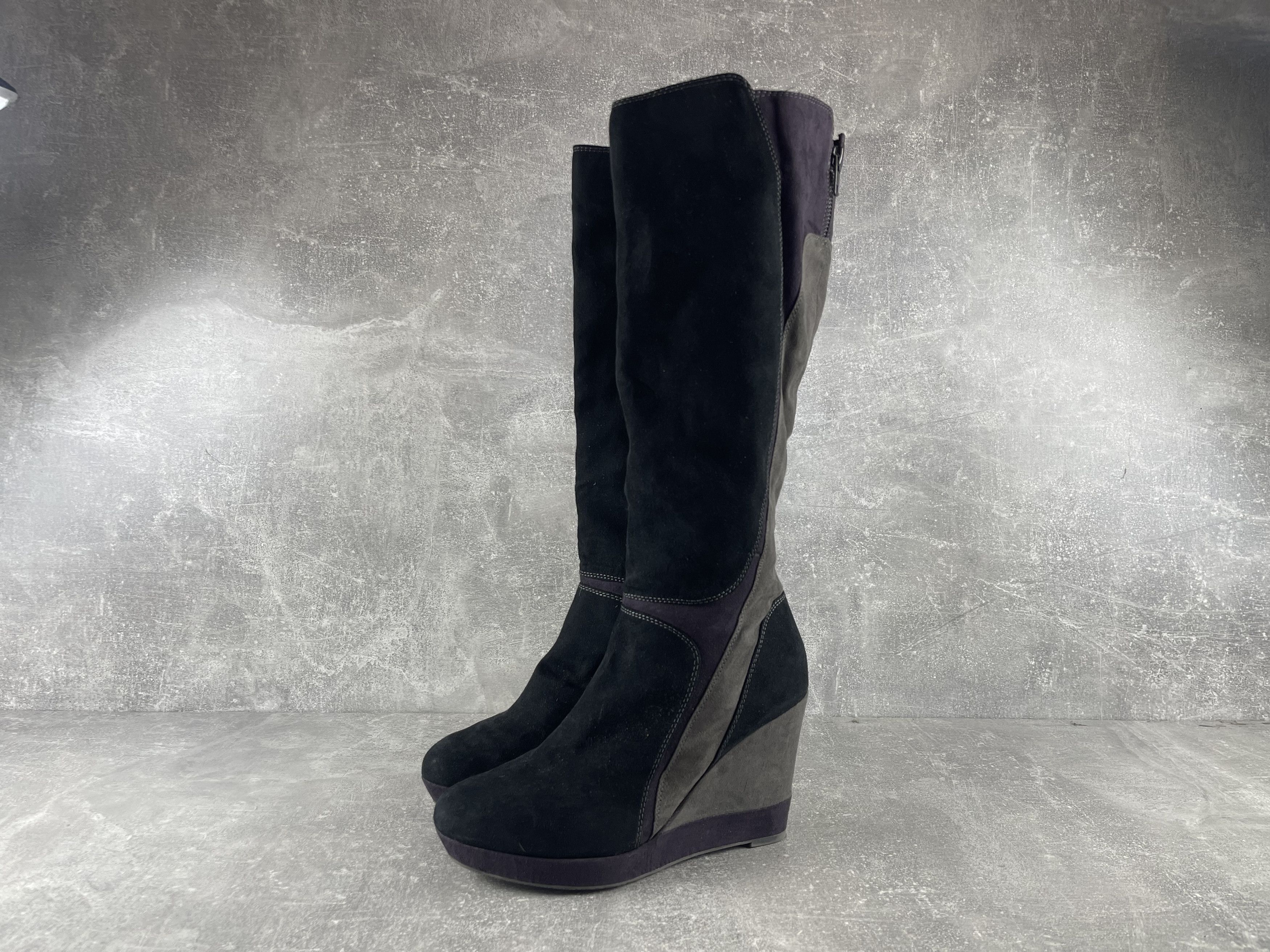 Ma+ Suede 5th avenue avant garde platform y2k artisan boots Size US 10 / IT 40 - 1 Thumbnail