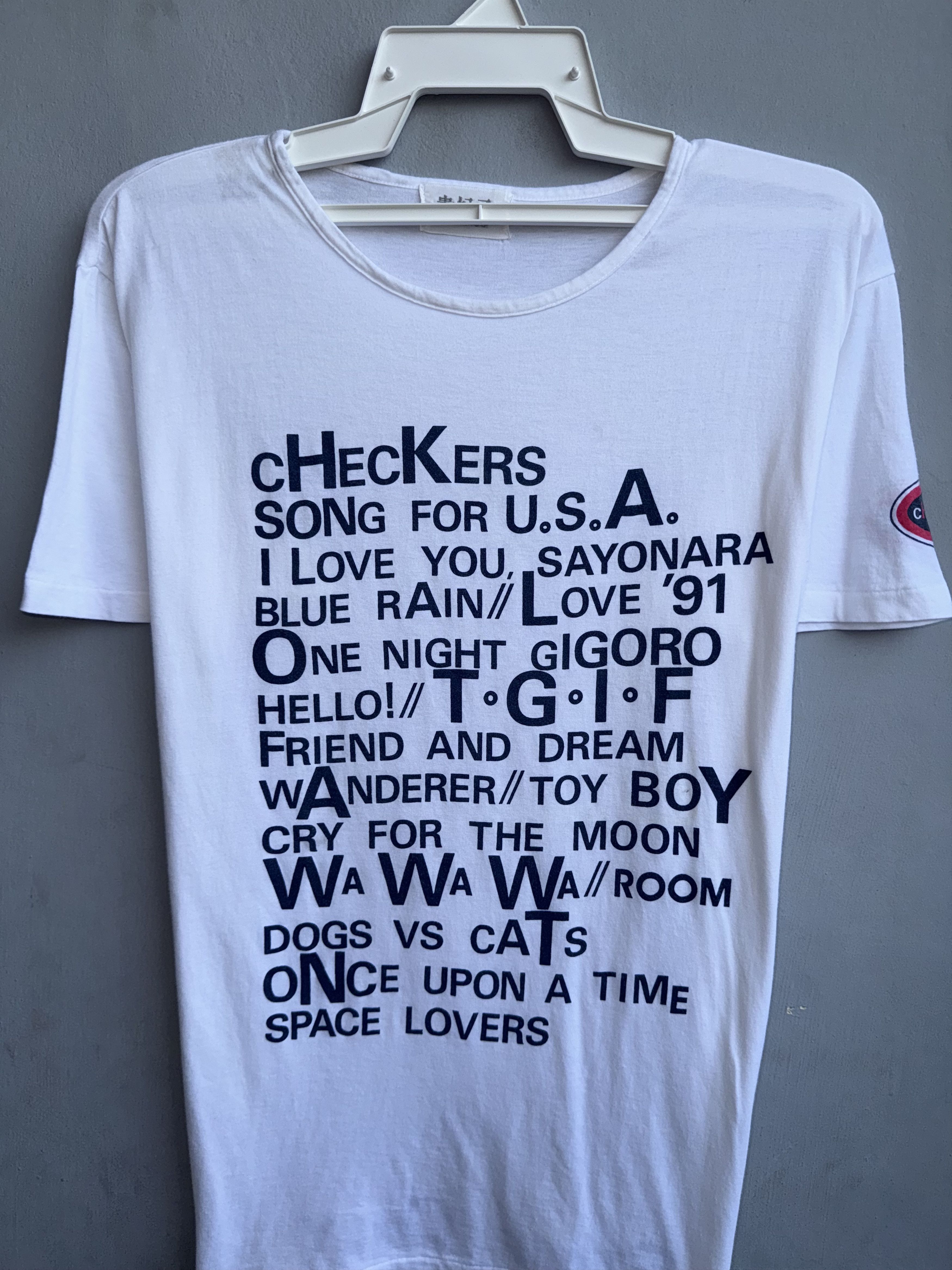 Band Tees × Japanese Brand × Vintage The Checkers Legendary Japanese Band Vintage Shirt Size US M / EU 48-50 / 2 - 2 Thumbnail