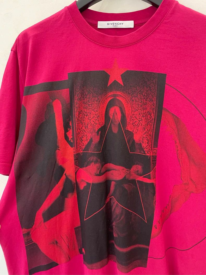 Givenchy Givenchy SS22 Retro Saint Mother Three-Panel Pattern Print Size US S / EU 44-46 / 1 - 3 Thumbnail