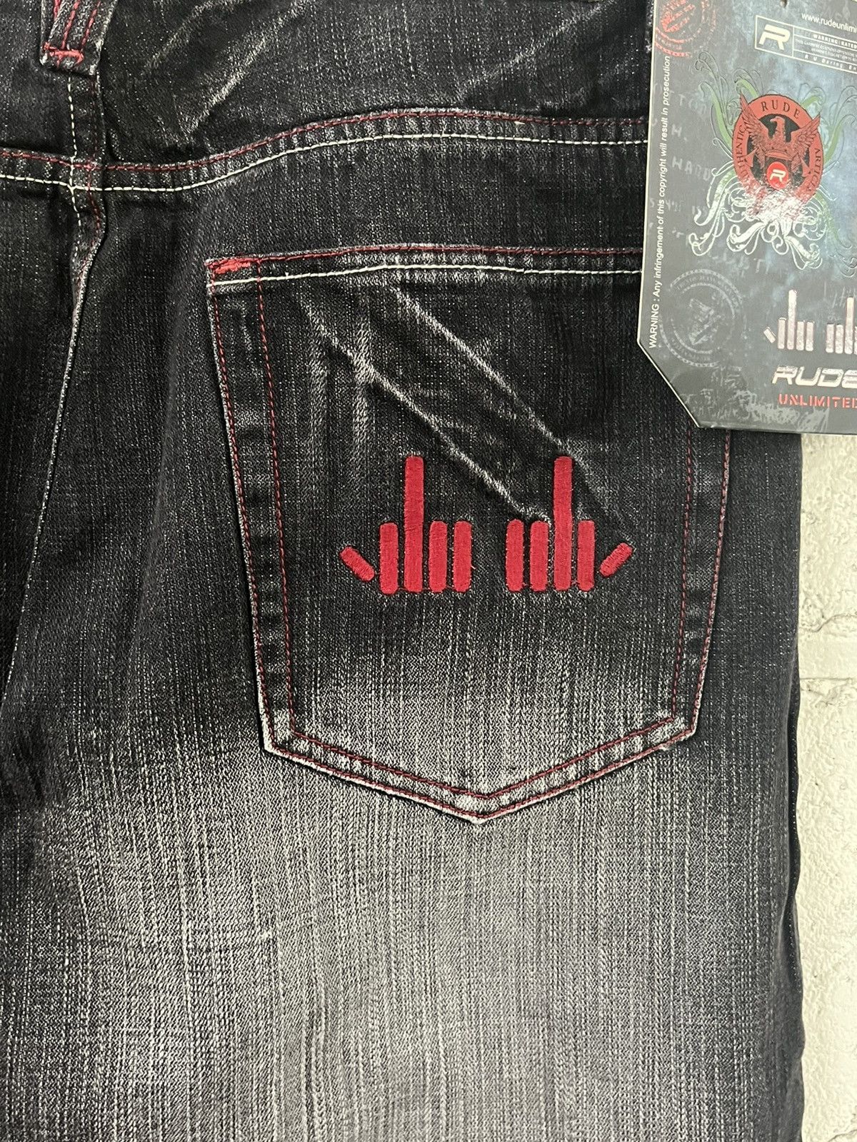 Southpole Y2k southpole style baggy fit wide leg faded denim opium Size US 38 / EU 54 - 5 Thumbnail