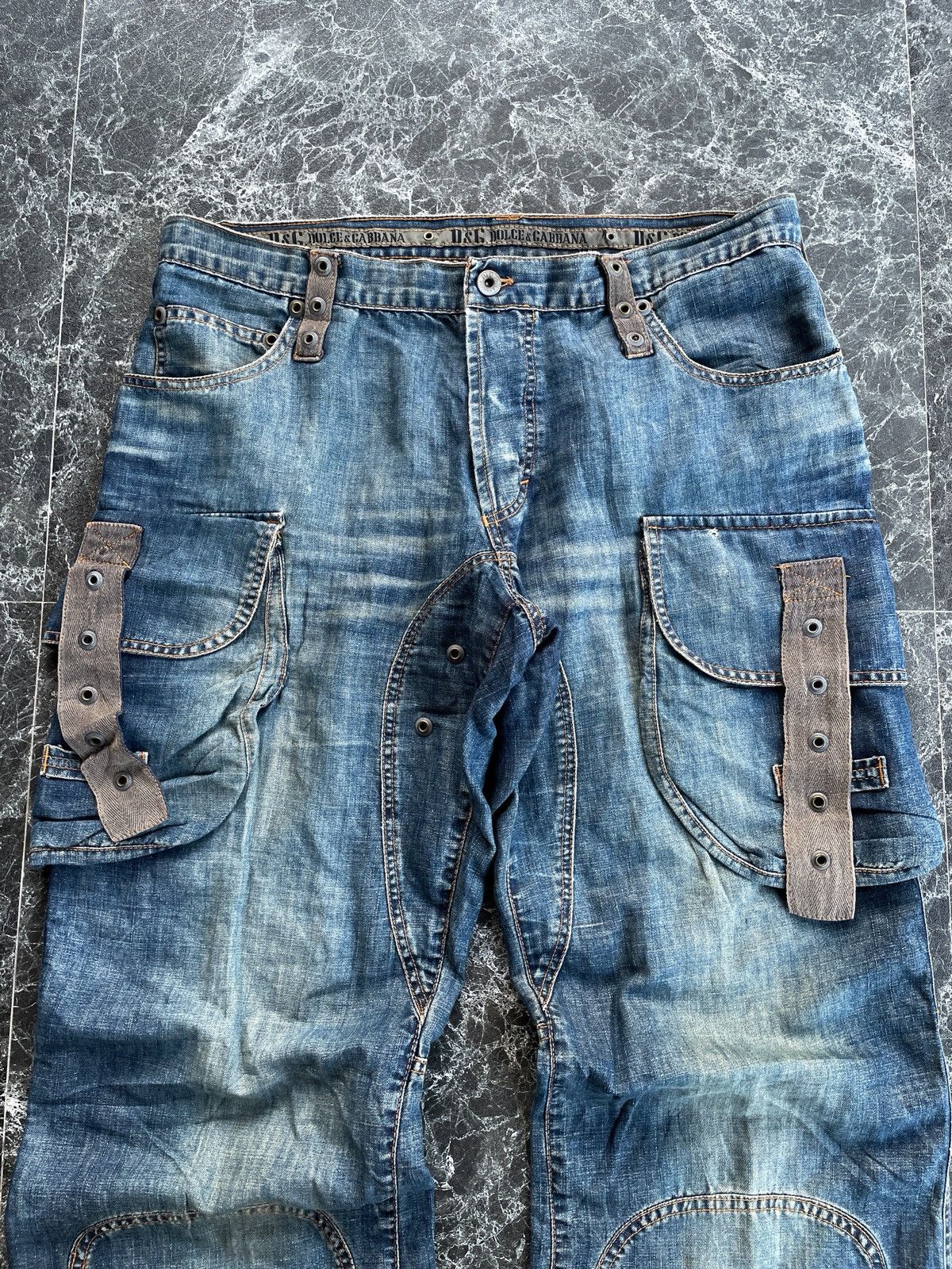 Dolce & Gabbana SS2004 Dolce & Gabbana Blue Denim Pants Size US 36 / EU 52 - 5 Thumbnail