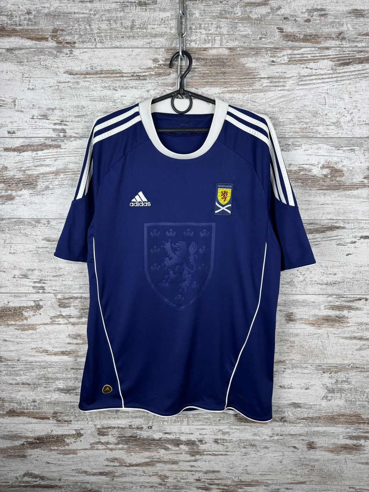 Adidas Mens Vintage Adidas Scotland home jersey football T-shirt Size US L / EU 52-54 / 3 - 2 Thumbnail