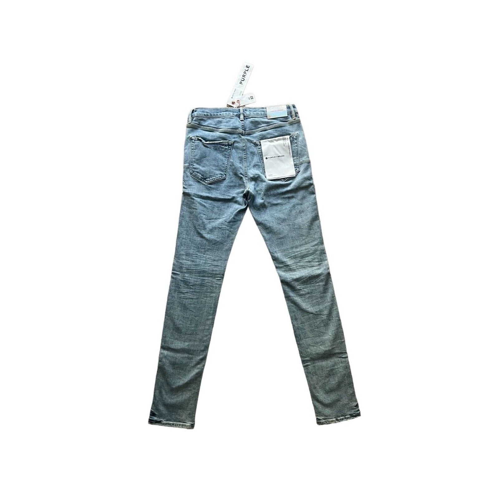 Purple Brand Purple Brand Jeans Mens Slim Fit P001 Blue Size 32/32 Size US 32 / EU 48 - 4 Thumbnail