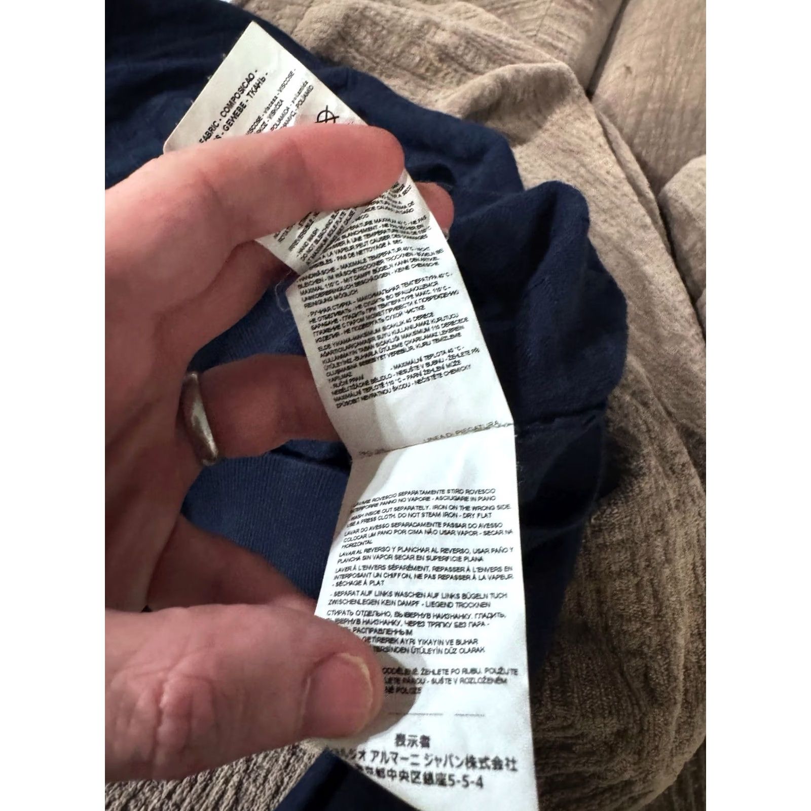 Emporio Armani Emporio Armani Sweater 2XL Multicolor Stitched Pullover Men 长 Size US XXL / EU 58 / 5 - 8 Thumbnail