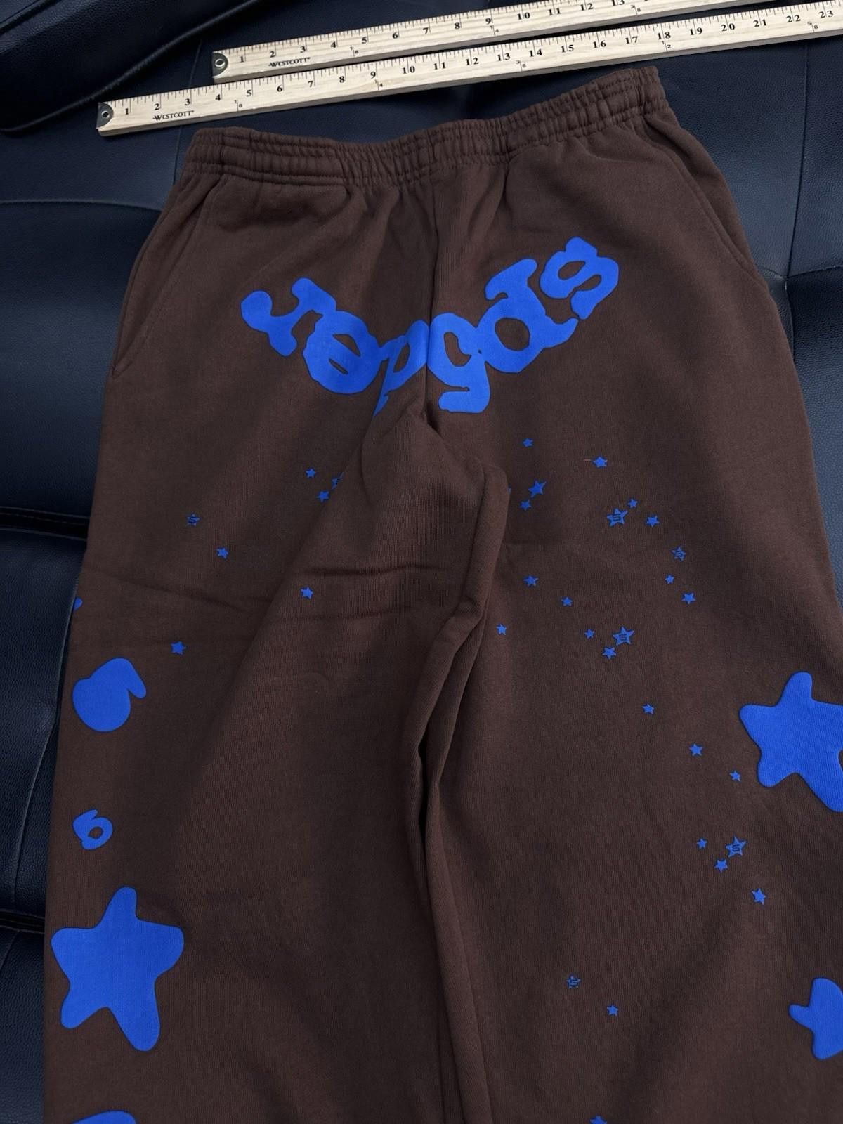 Other Size M - Sp5der Worldwide Brown/Blue Sweats Authentic Size US 32 / EU 48 - 4 Thumbnail
