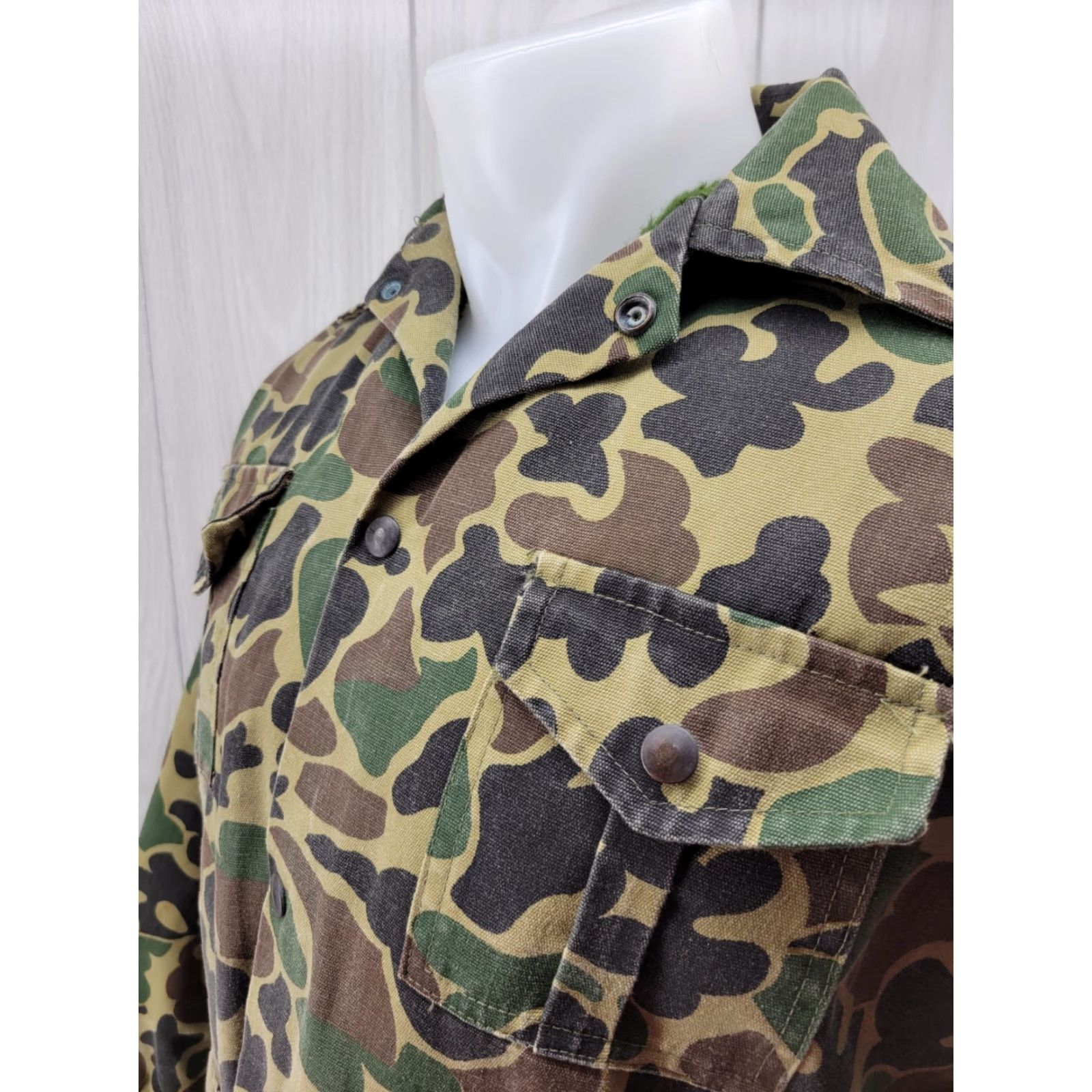 Lee VINTAGE Lee Jacket Camouflage Duck Camo Sherpa Size M 38-40 Men USA Hunting Shirt Size US M / EU 48-50 / 2 - 3 Thumbnail