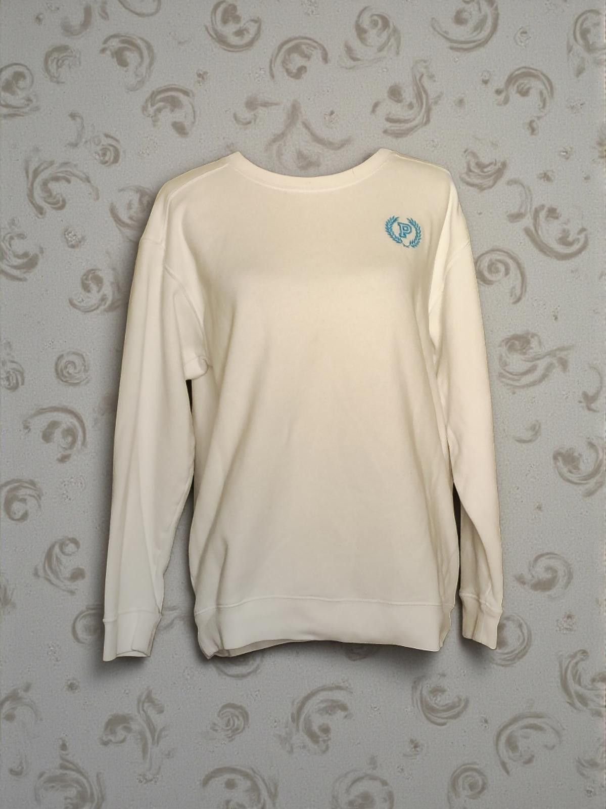 Pink Pink Cozy Comfort White Crewneck Sweatshirt Size Medium Size M / US 6-8 / IT 42-44 - 3 Thumbnail