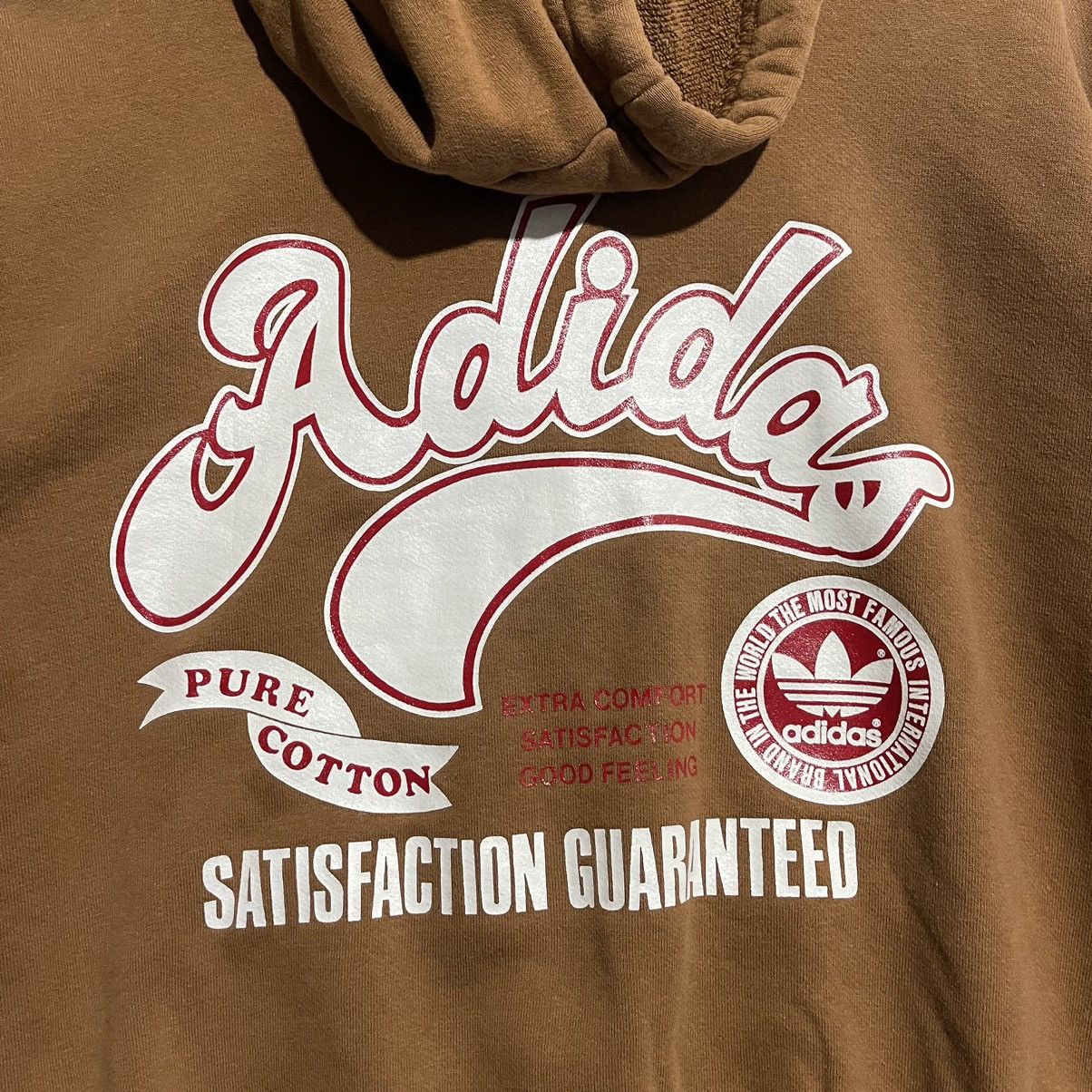 Adidas Vintage 1980s Adidas Satisfaction Guaranteed Hoodie Size US M / EU 48-50 / 2 - 2 Thumbnail