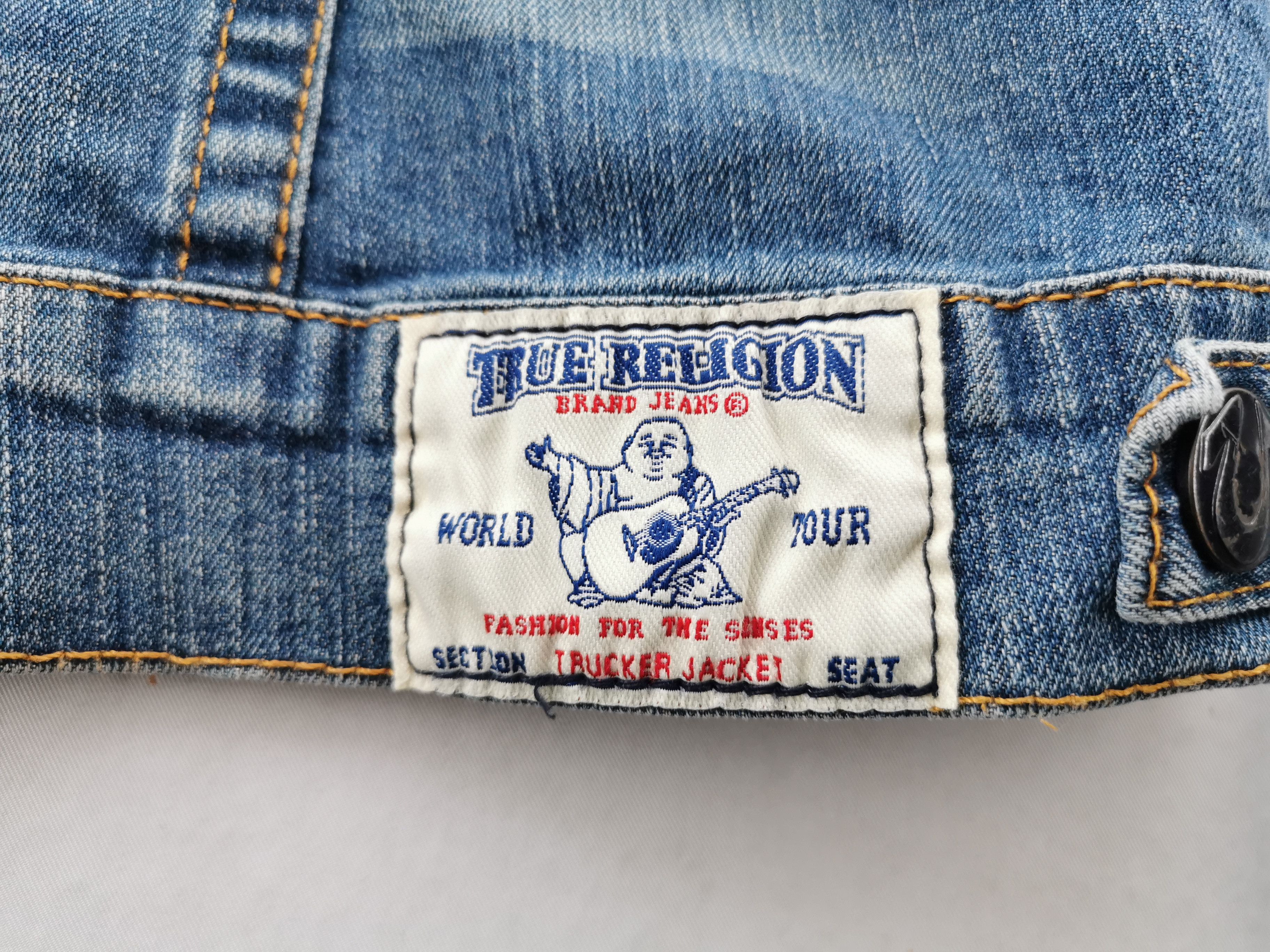 True Religion Vintage True Religion Denim Jeans Trucker Jacket Size M Size US M / EU 48-50 / 2 - 6 Thumbnail