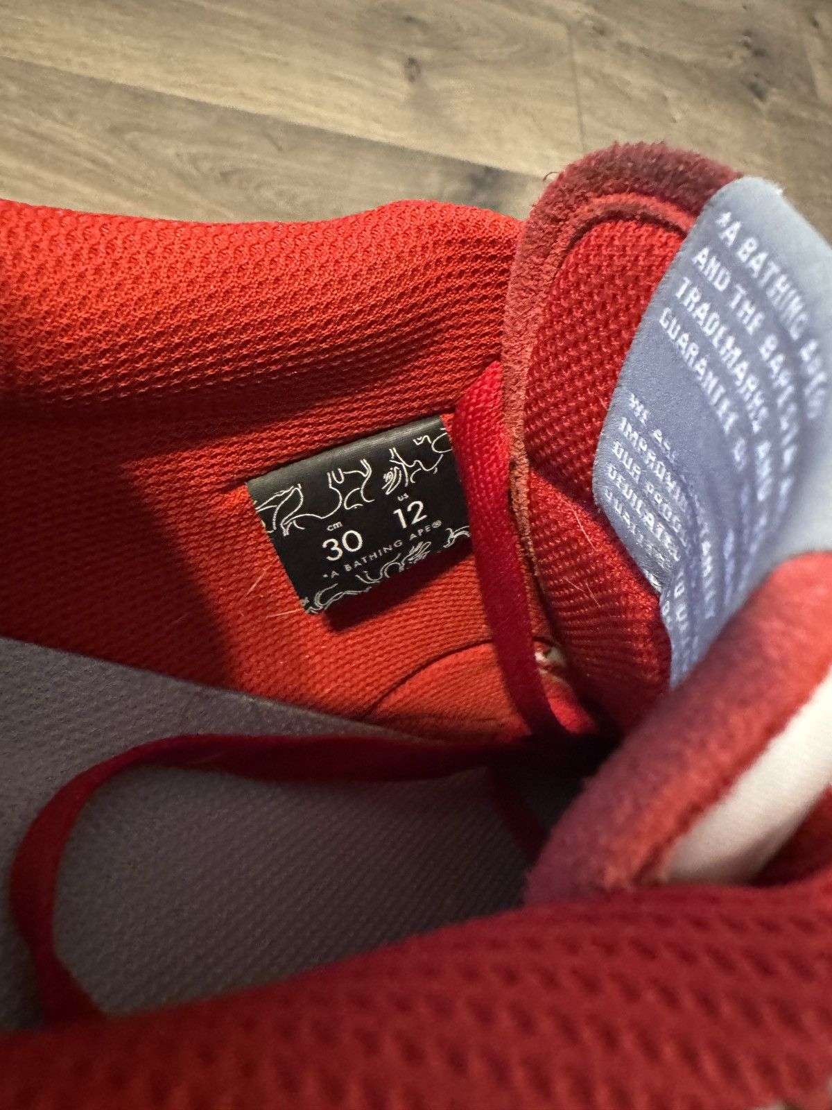 Bape BAPE SKSSTA #5 RED STITCH SUEDE SIZE 12 Size US 12 / EU 45 - 12 Thumbnail