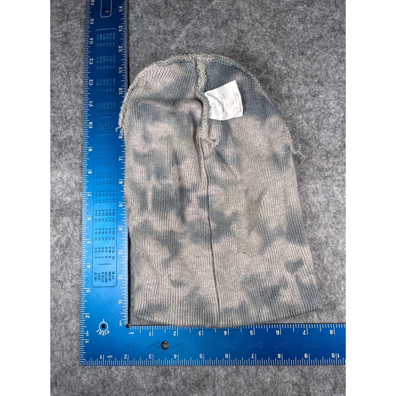 Vintage Ghoul Vibes Beanie Adult One Size Blue Gray Acrylic Knit FH Halloween Size ONE SIZE - 6 Thumbnail