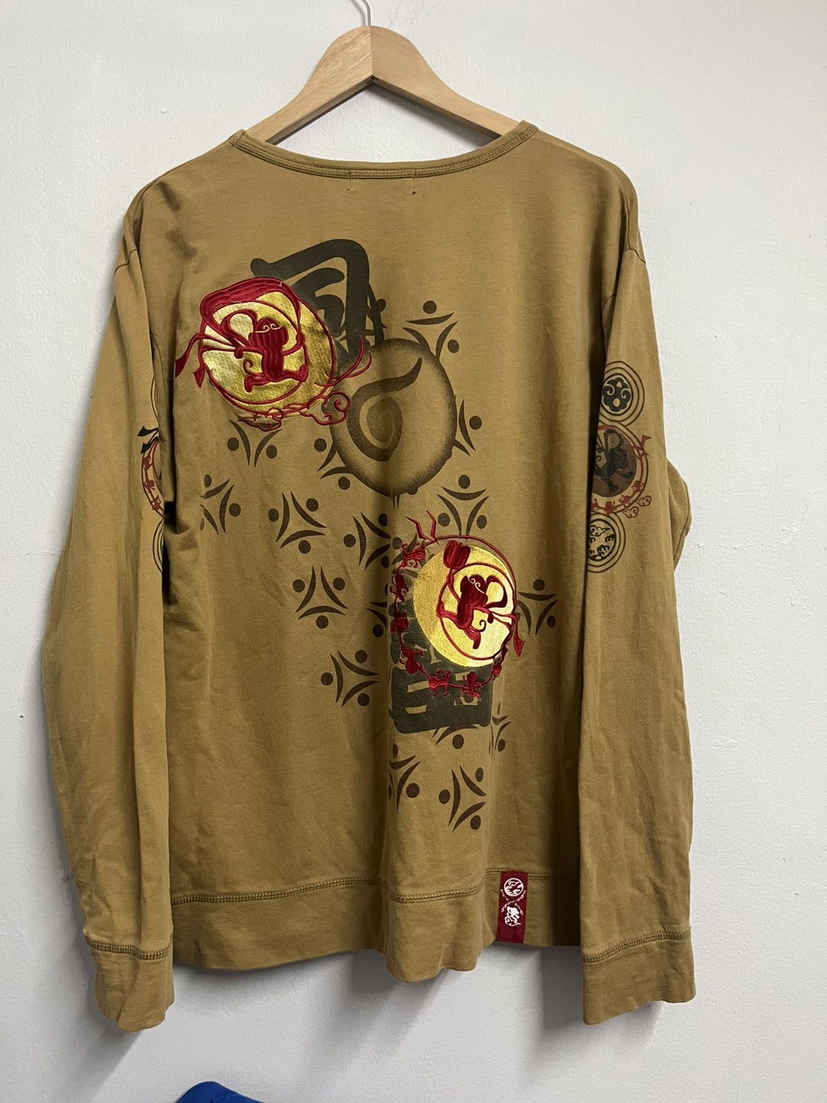 Japanese Brand 💥Go Coo ! Sukajan Monkey King Embroidered Japanese Motive Size US L / EU 52-54 / 3 - 1 Thumbnail