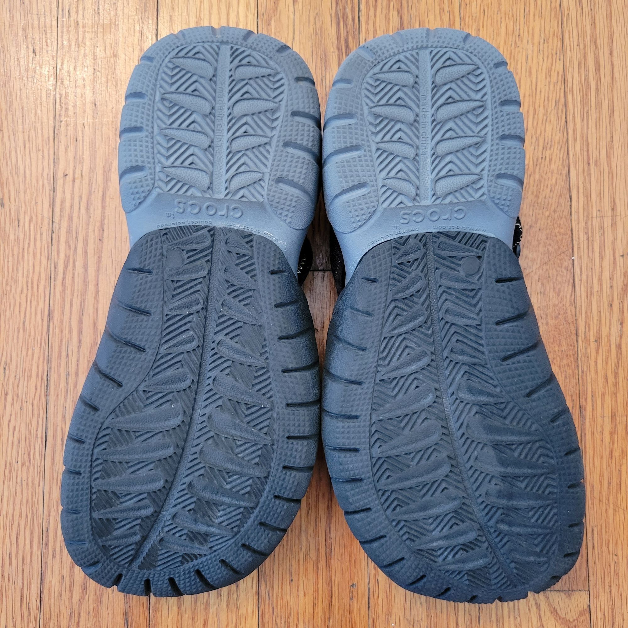 Crocs Crocs Swiftwater Mesh Water Sandals 8 Black Deck Shoes Beach Size US 8 / EU 41 - 6 Thumbnail