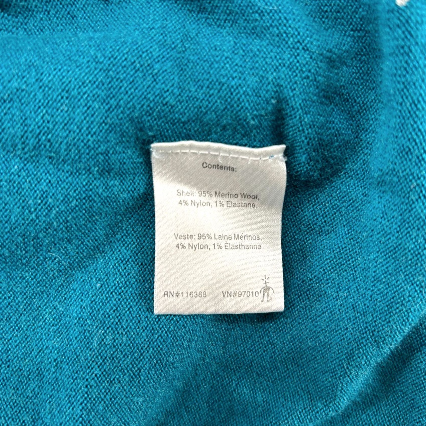Smartwool SmartWool Sweater Womens M Blue Merino Wool 1/4 Zip Pullover Long Sleeve Ribbed Crew Neck All Seasons 90s Womens Pullover M Blue Size M / US 6-8 / IT 42-44 - 5 Thumbnail