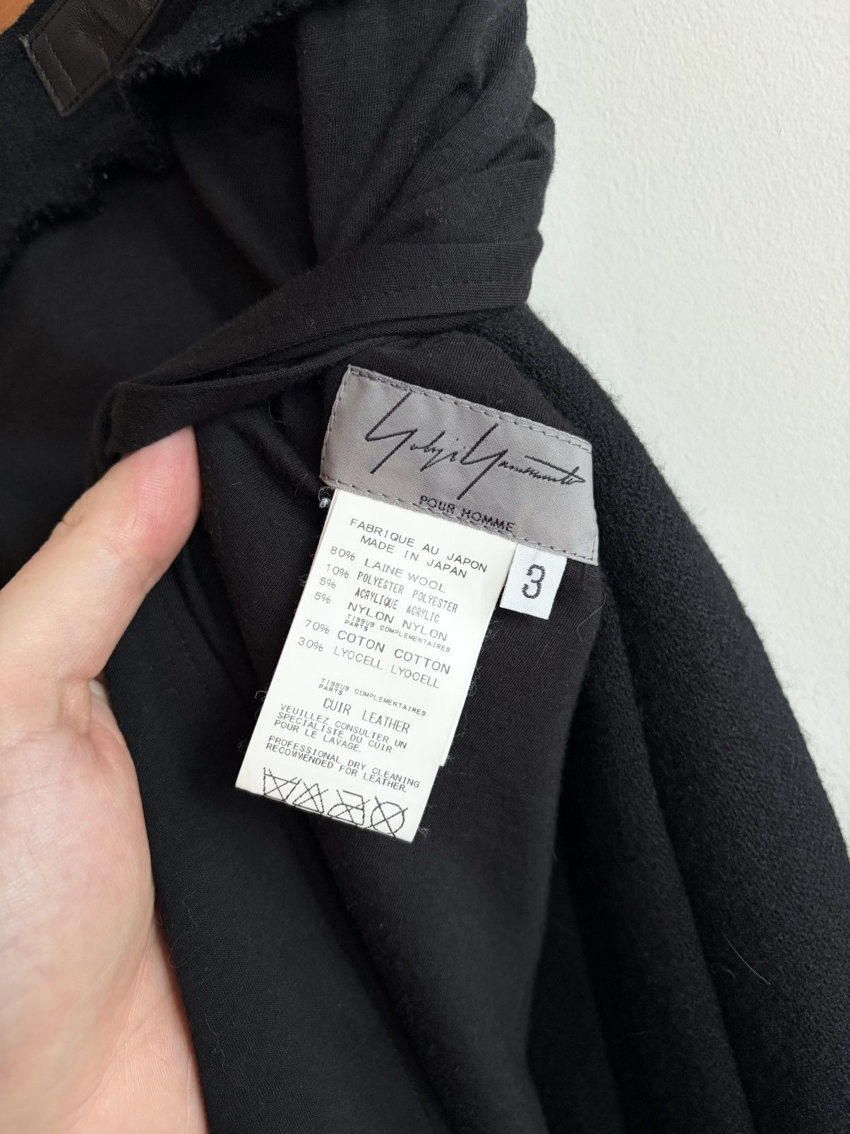 Yohji Yamamoto Yohji Yamamoto Pour Homme Switching Wrap Skirt Size US 34 / EU 50 - 9 Thumbnail
