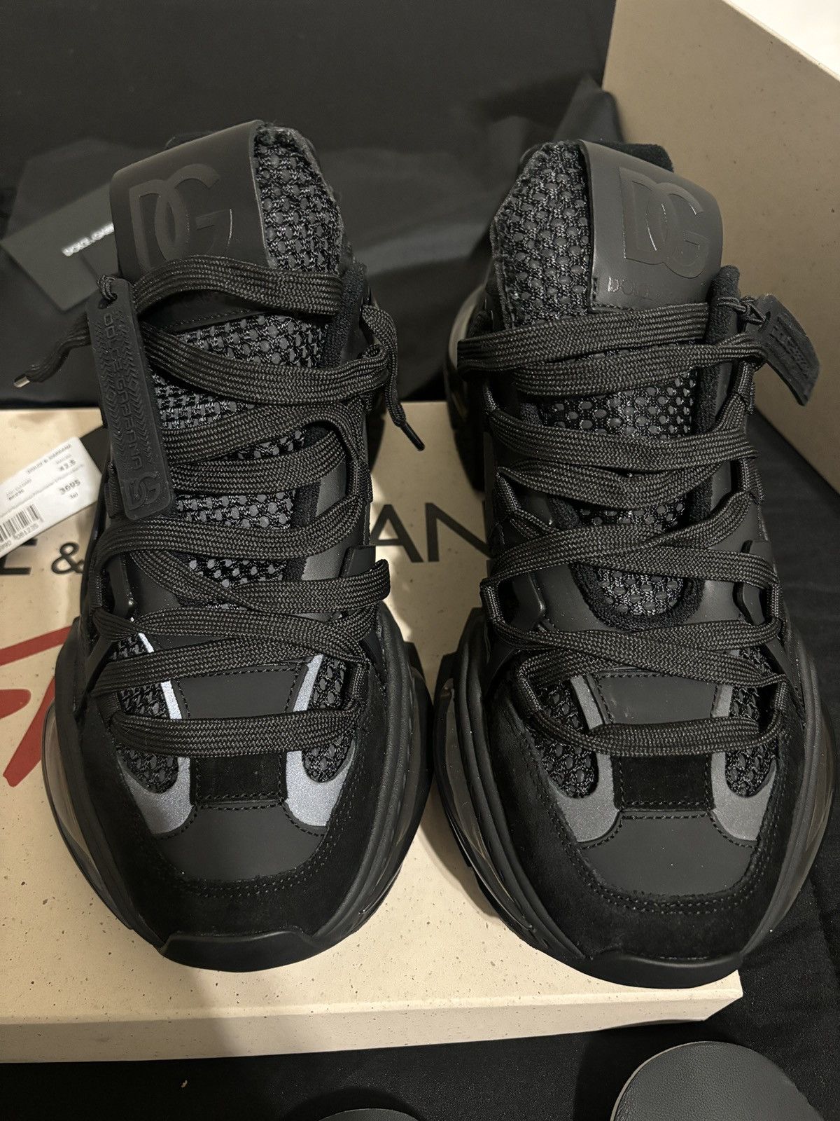 Dolce & Gabbana Dolce & Gabana airmaster black size 42.5/ 9.5 men Size US 9.5 / EU 42-43 - 2 Thumbnail