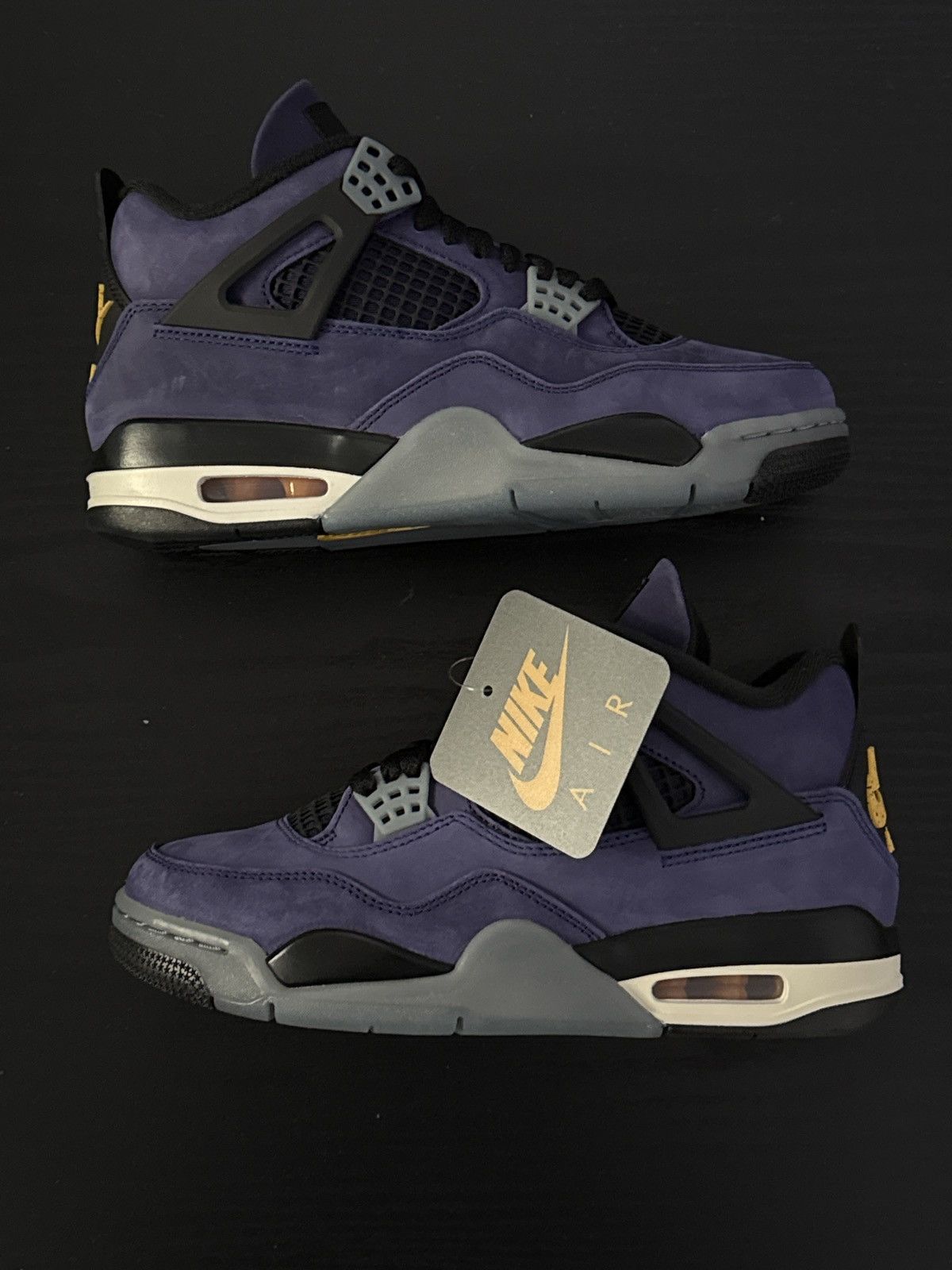 Jordan Brand Jordan 4 Lakers Size US 6 / EU 39 - 1 Thumbnail