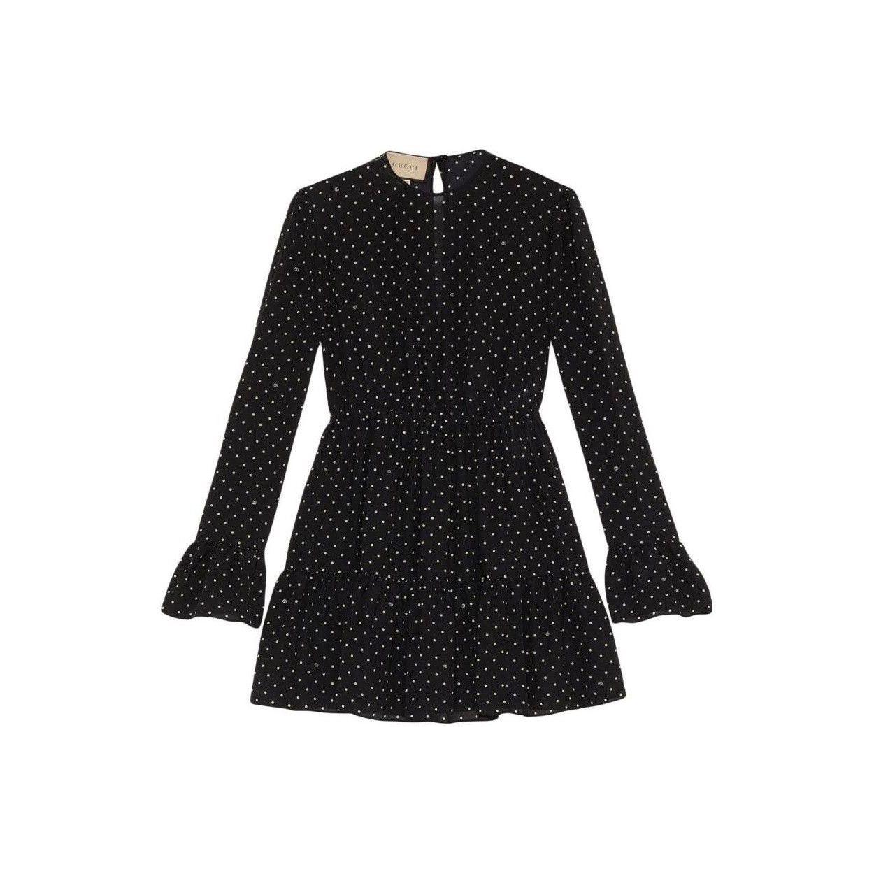 Gucci Gucci Polka Dot Silk Mini Dress Size 38 Size XS / US 0-2 / IT 36-38 - 1 Thumbnail