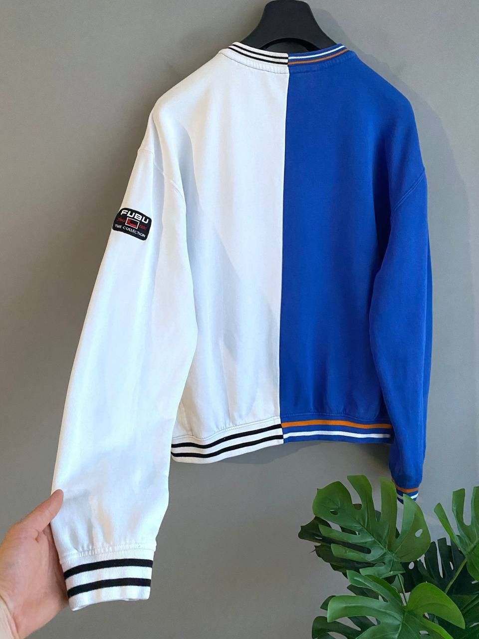 Fubu Vintage FUBU Men's White/Blue Hip Hop Oversized Sweatshirt M Size US M / EU 48-50 / 2 - 9 Thumbnail