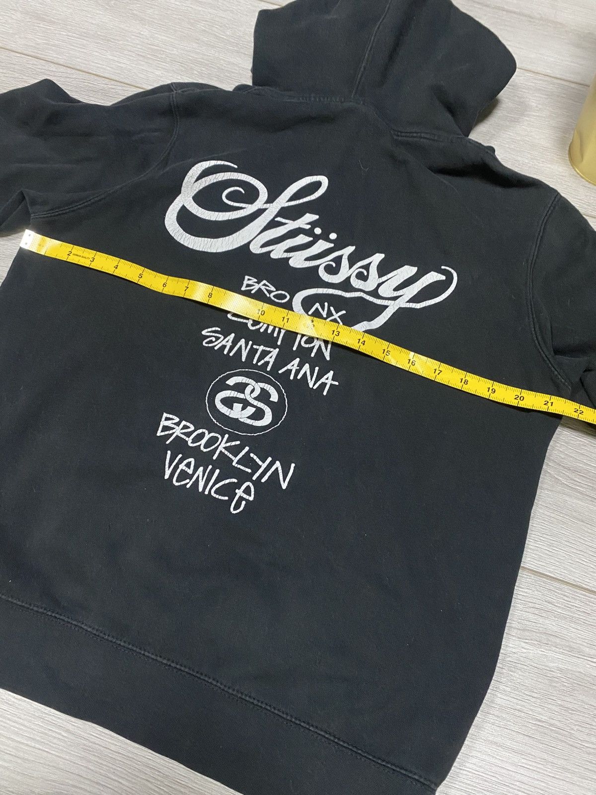 Stussy Stussy big logo vintage faded hoodie Size US M / EU 48-50 / 2 - 9 Thumbnail