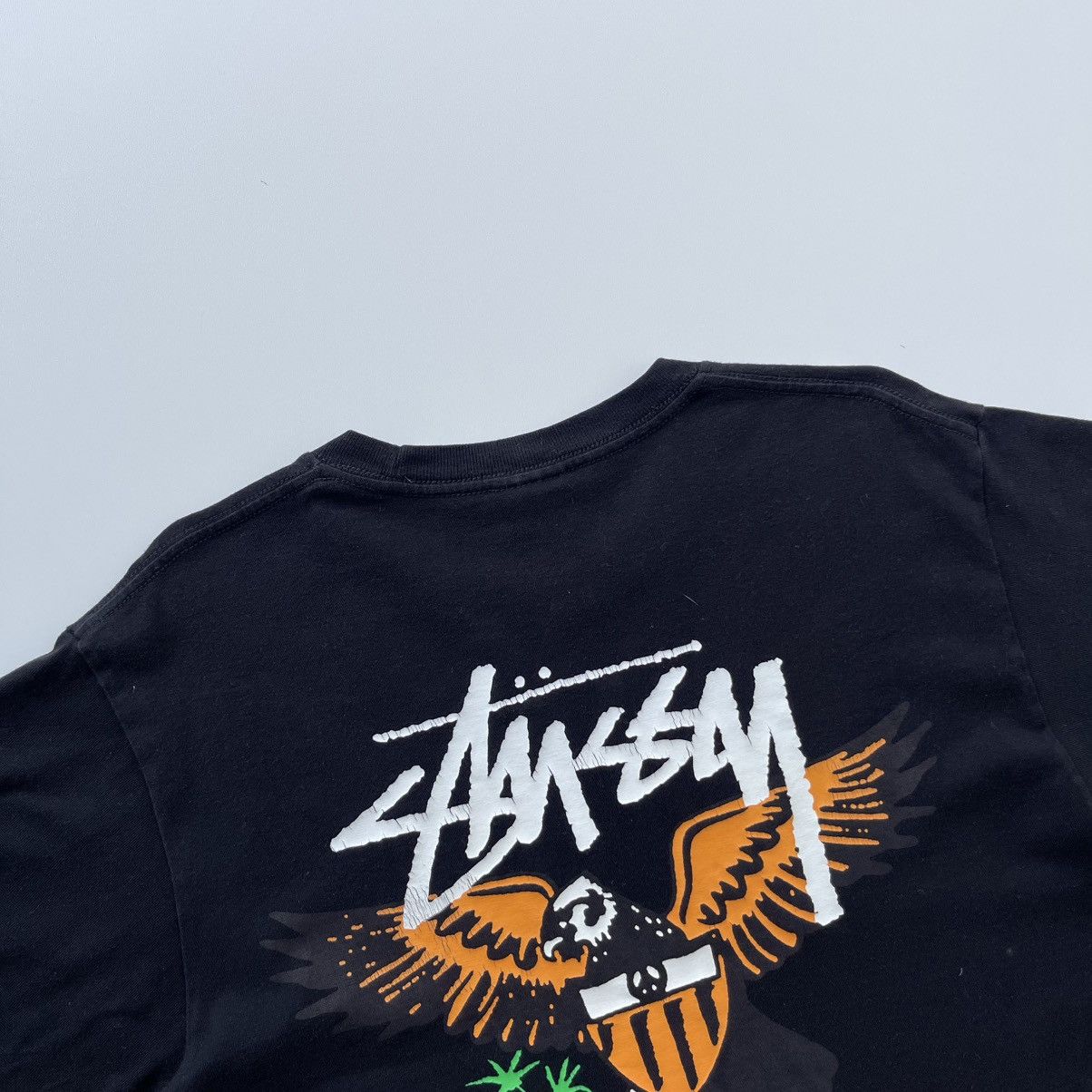 Stussy Stussy Eagle Logo Rare T-Shirt Black Size US M / EU 48-50 / 2 - 6 Thumbnail