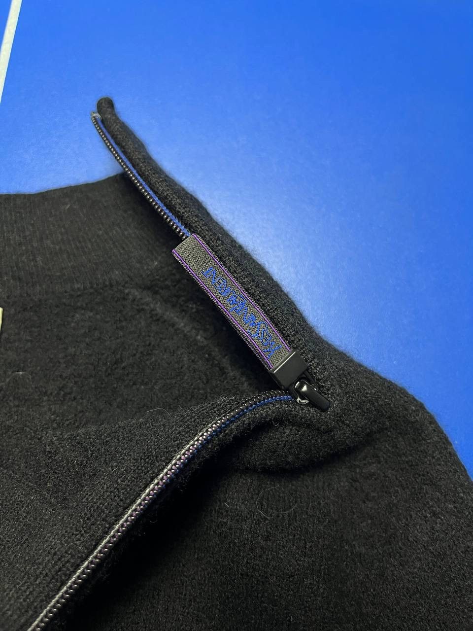 Yves Saint Laurent Vintage Yves Saint Laurent Wool Sweater Blue Striped Size US S / EU 44-46 / 1 - 5 Thumbnail