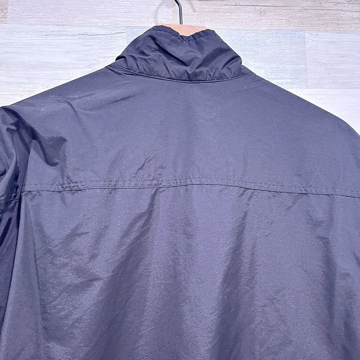 Nike Nike Vintage 90s Windbreaker Track Jacket Black Zip Mens L Size US L / EU 52-54 / 3 - 5 Thumbnail