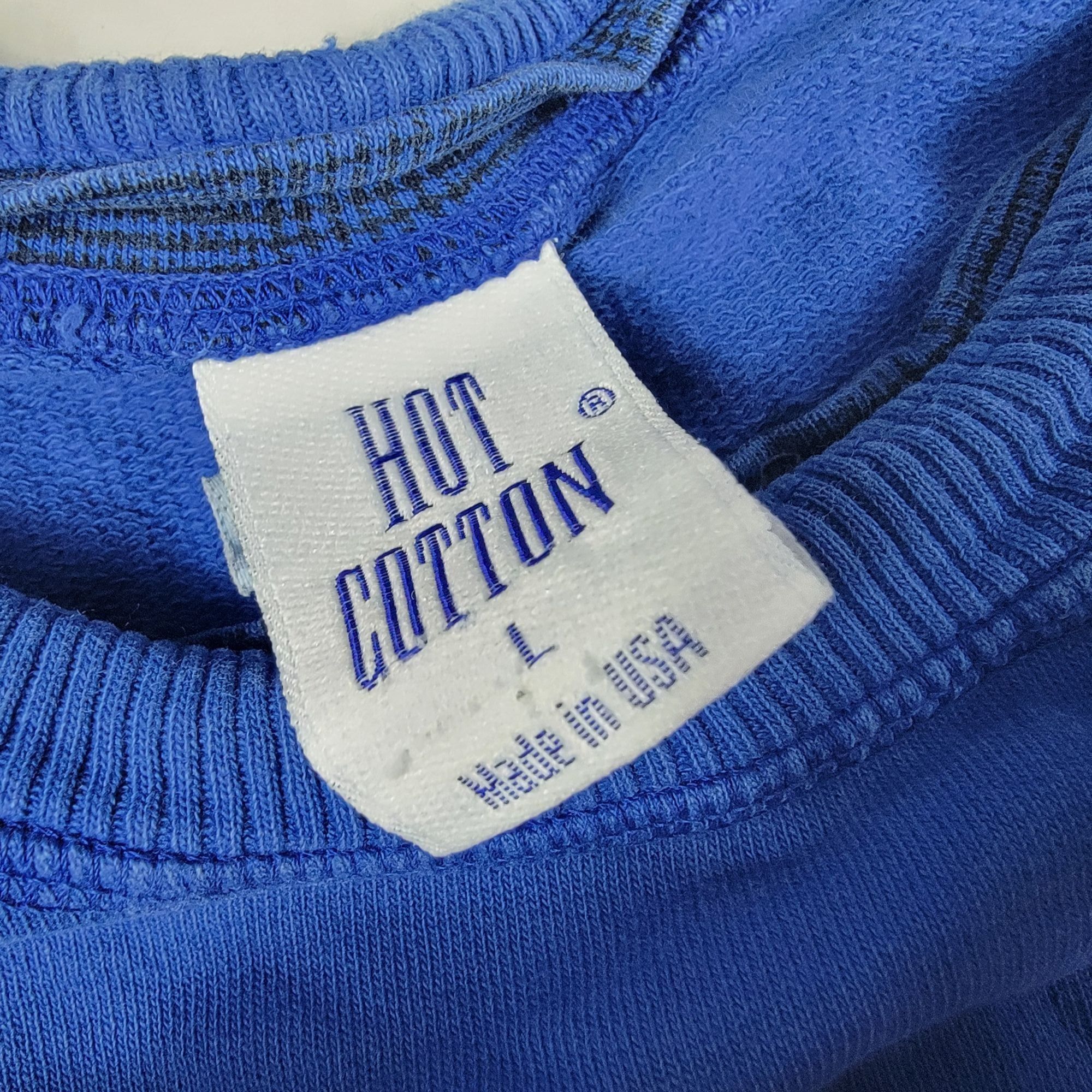 Other × Vintage Vintage Hot Cotton Mens Large Blue Long Sleeve Pocket Tshirt Size US L / EU 52-54 / 3 - 3 Thumbnail