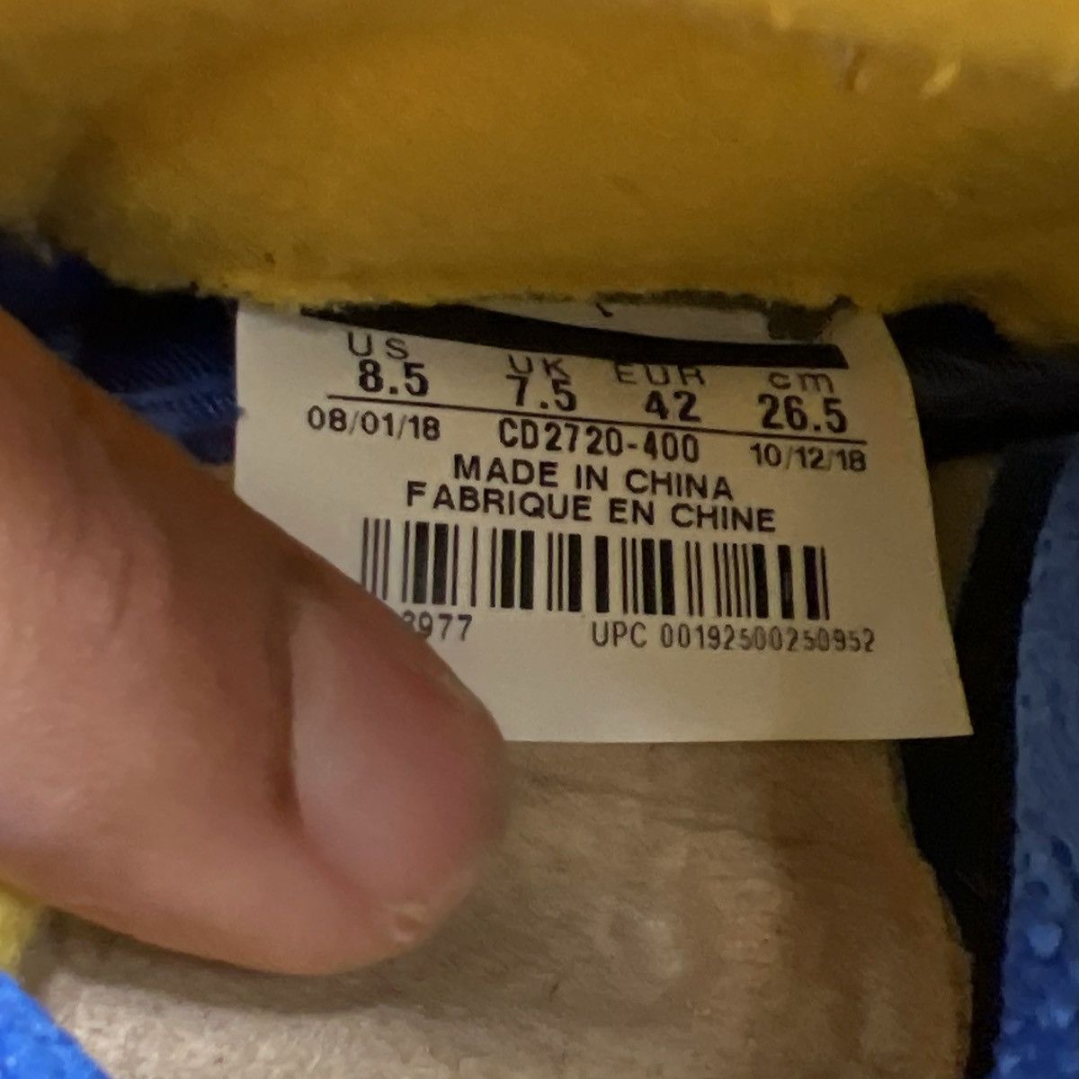 Jordan Brand Air Jordan 5 Laney Size US 8.5 / EU 41-42 - 8 Thumbnail