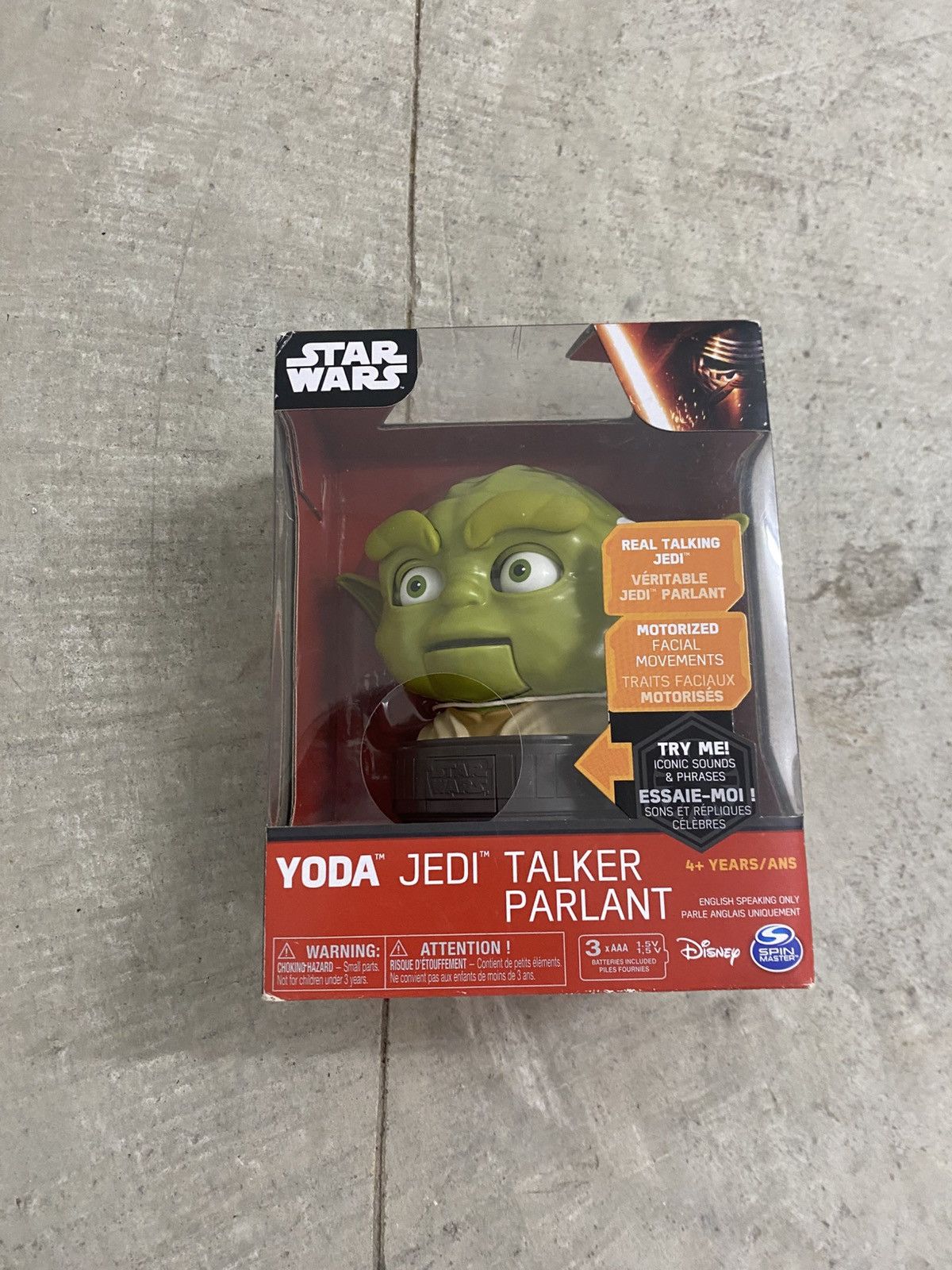 Disney Disney Starwars Yoda Yedi Talker Parlant Figure Size ONE SIZE - 1 Thumbnail
