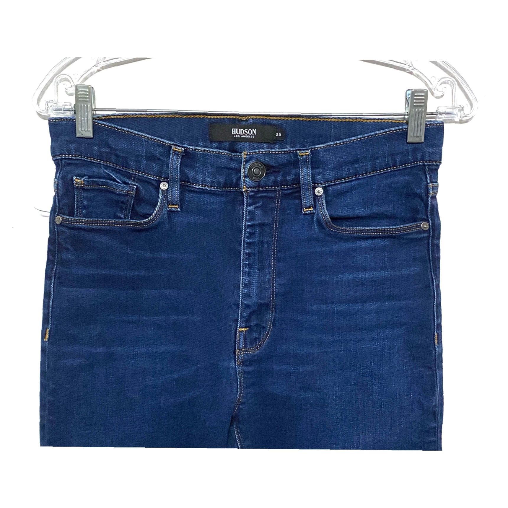 Vintage Hudson Jeans Jeans High Rise Super Skinny 28 Requiem Stretch Womens Adult 28 Blue Denim Stretch 5-Pocket Preppy 90s? Size 28" / US 6 / IT 42 - 3 Thumbnail