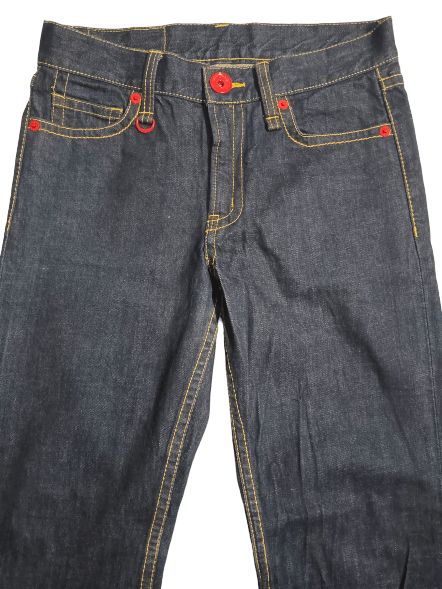 Edition Japan Co&Lu Big Iconic Logo Printed Blue Denim Size US 31 - 4 Thumbnail