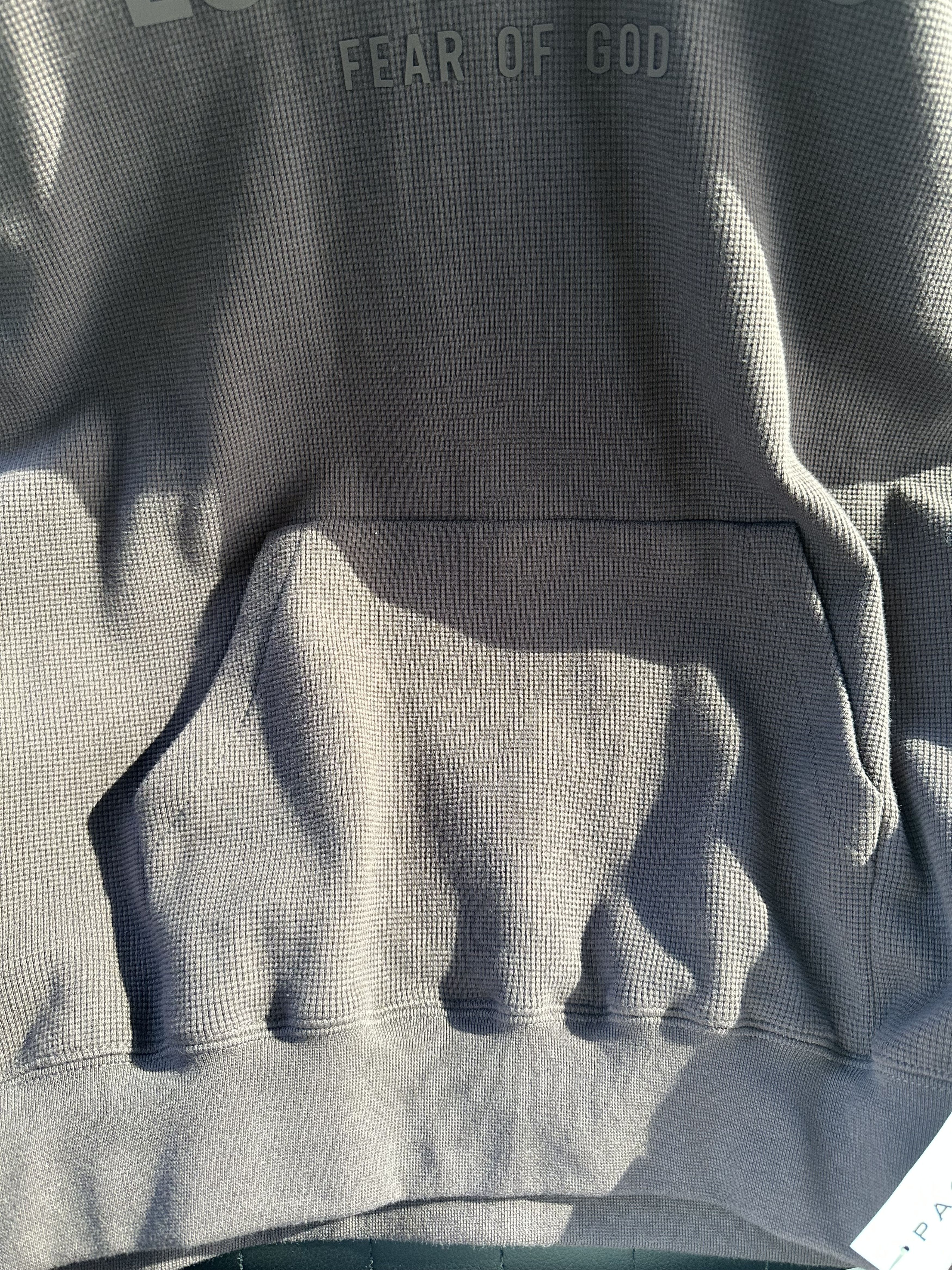 Essentials × Fear of God NEW *ESSENTIALS* FEAR OF GOD WAFFLE RAGLAN HOODIE PLUM SS23 Size US S / EU 44-46 / 1 - 3 Thumbnail