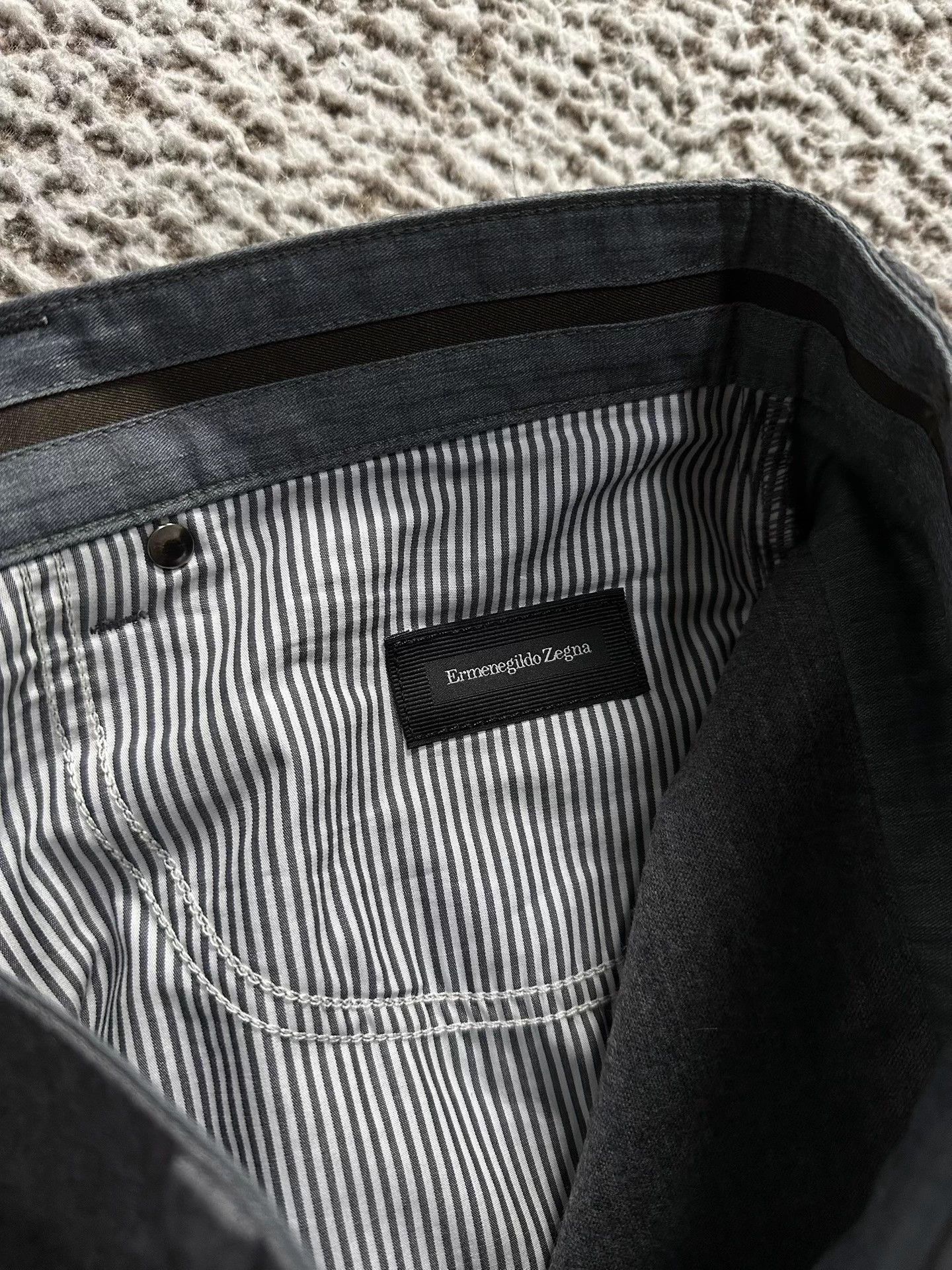 Ermenegildo Zegna Ermenegildo Zegna Wool Trousers - Business & Casual Size US 32 / EU 48 - 7 Thumbnail