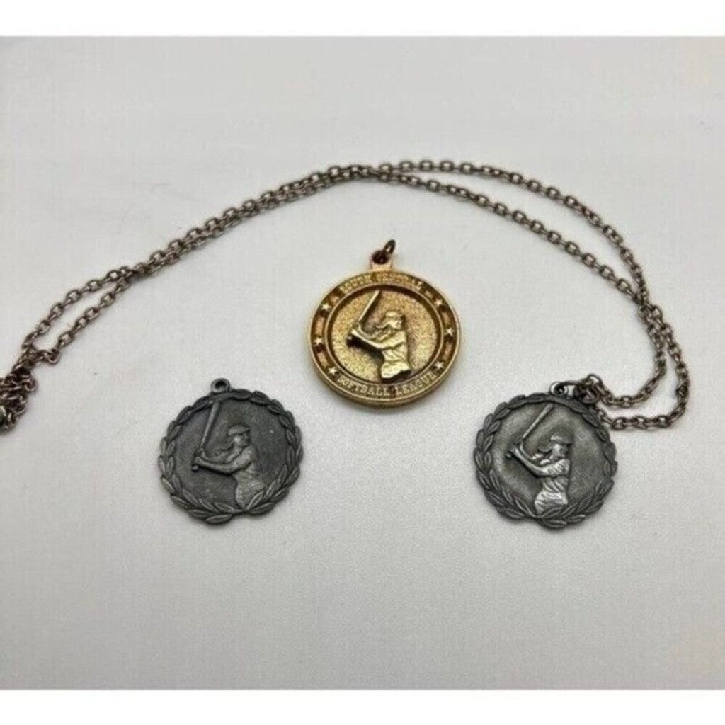Other Three vintage women's South Central Softball League medals Size ONE SIZE - 1 Thumbnail