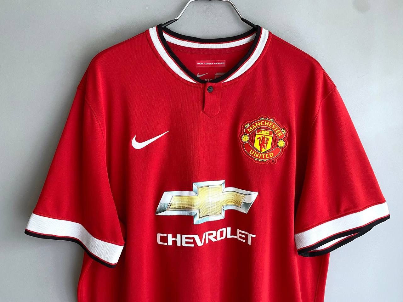 Nike Nike FC Manchester United 2014/15 Home Soccer Jersey Size XL Size US XL / EU 56 / 4 - 3 Thumbnail