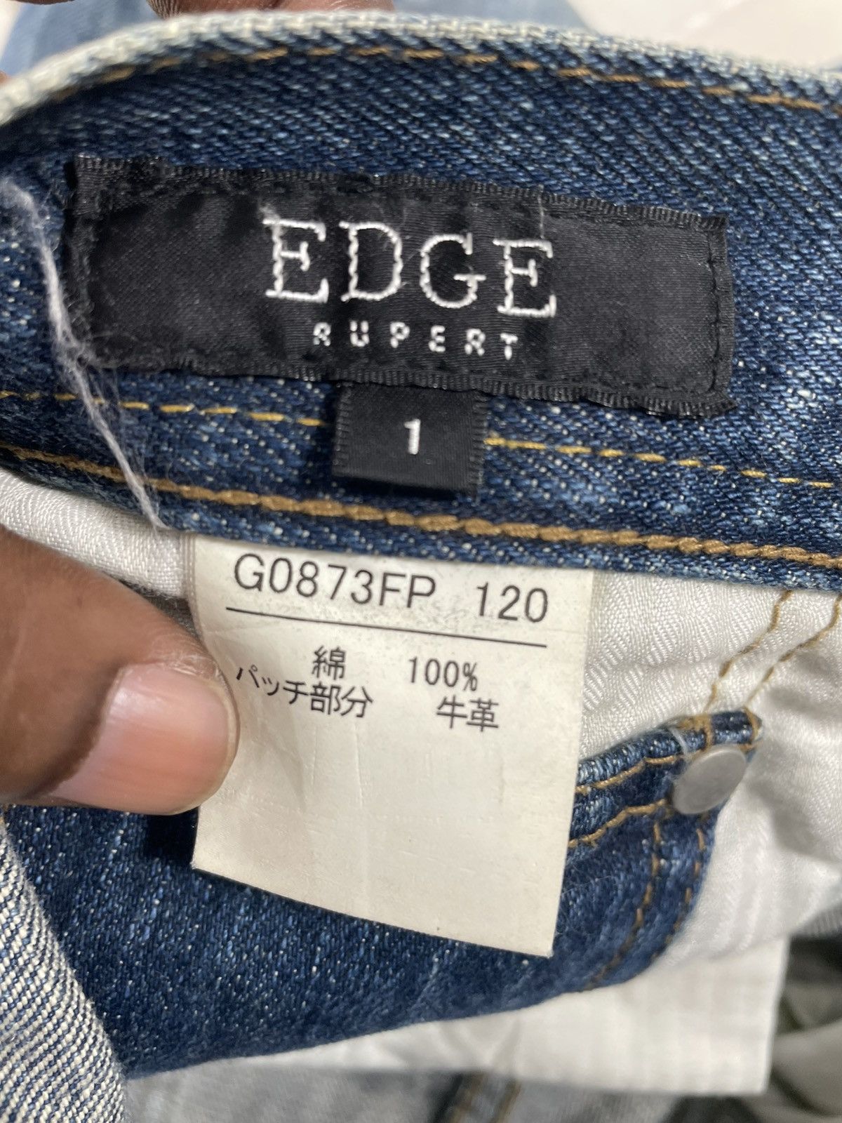 Japanese Brand Edge Rupert Japanese Jeans Multipocket Size US 31 - 7 Thumbnail