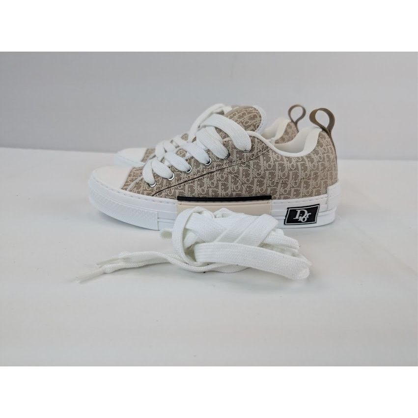 Dior o1rshd1 Skater Canvas Sneaker in Beige Size US 8 / EU 41 - 10 Thumbnail