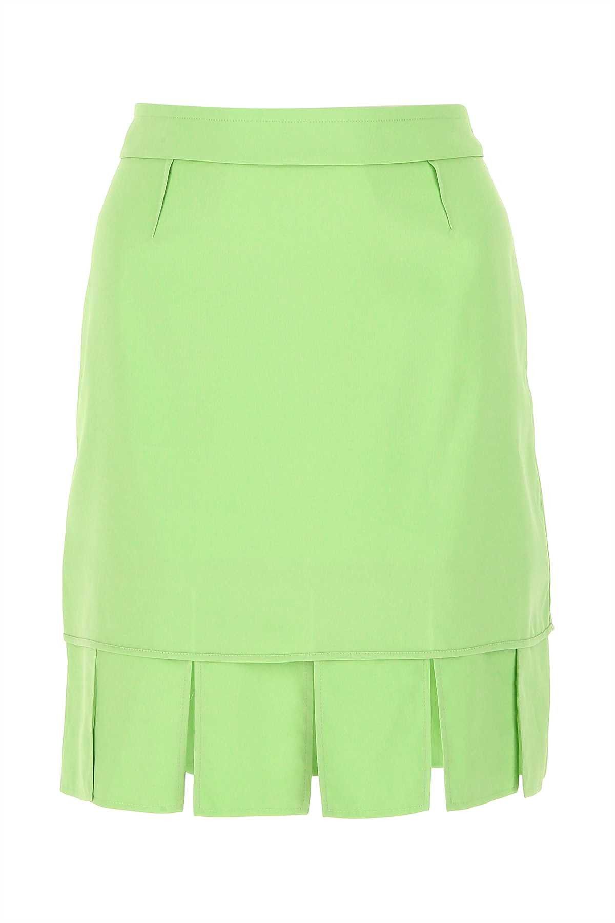 Bottega Veneta Pastel Green Stretch Viscose Miniskirt Size 28" / US 6 / IT 42 - 1 Thumbnail